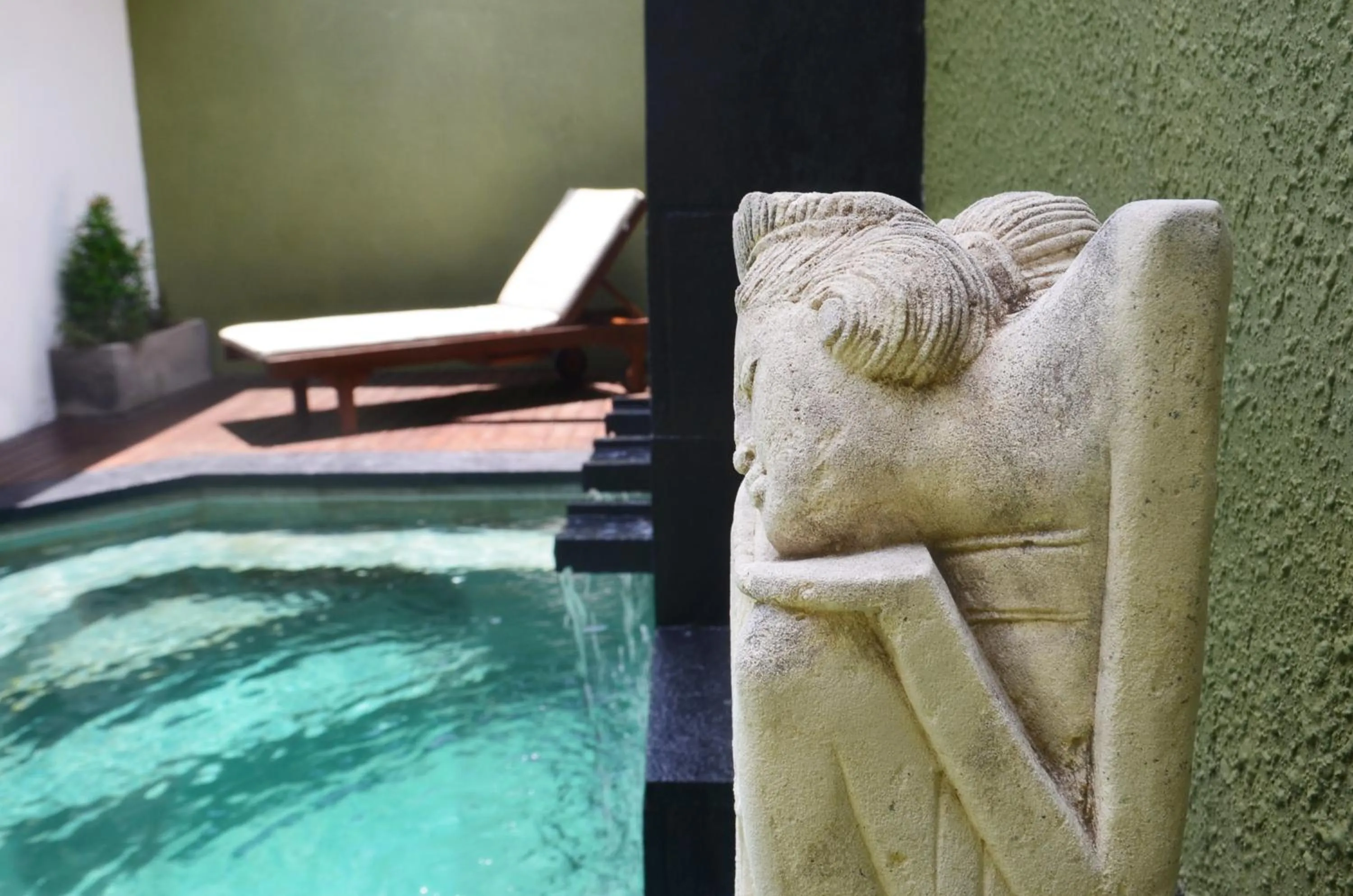 Seating area in The Jas Villas