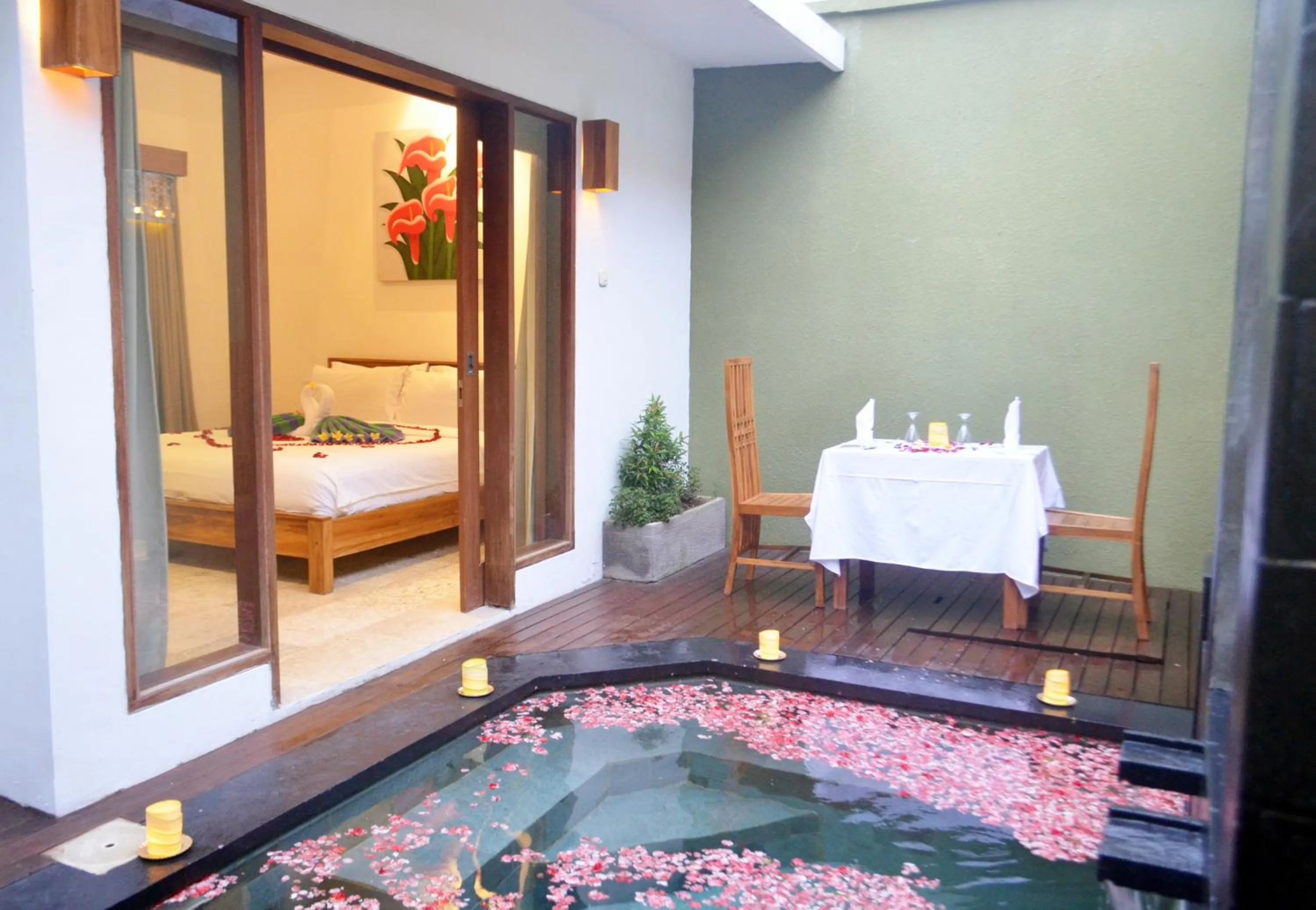 Decorative detail, Bed in The Jas Villas