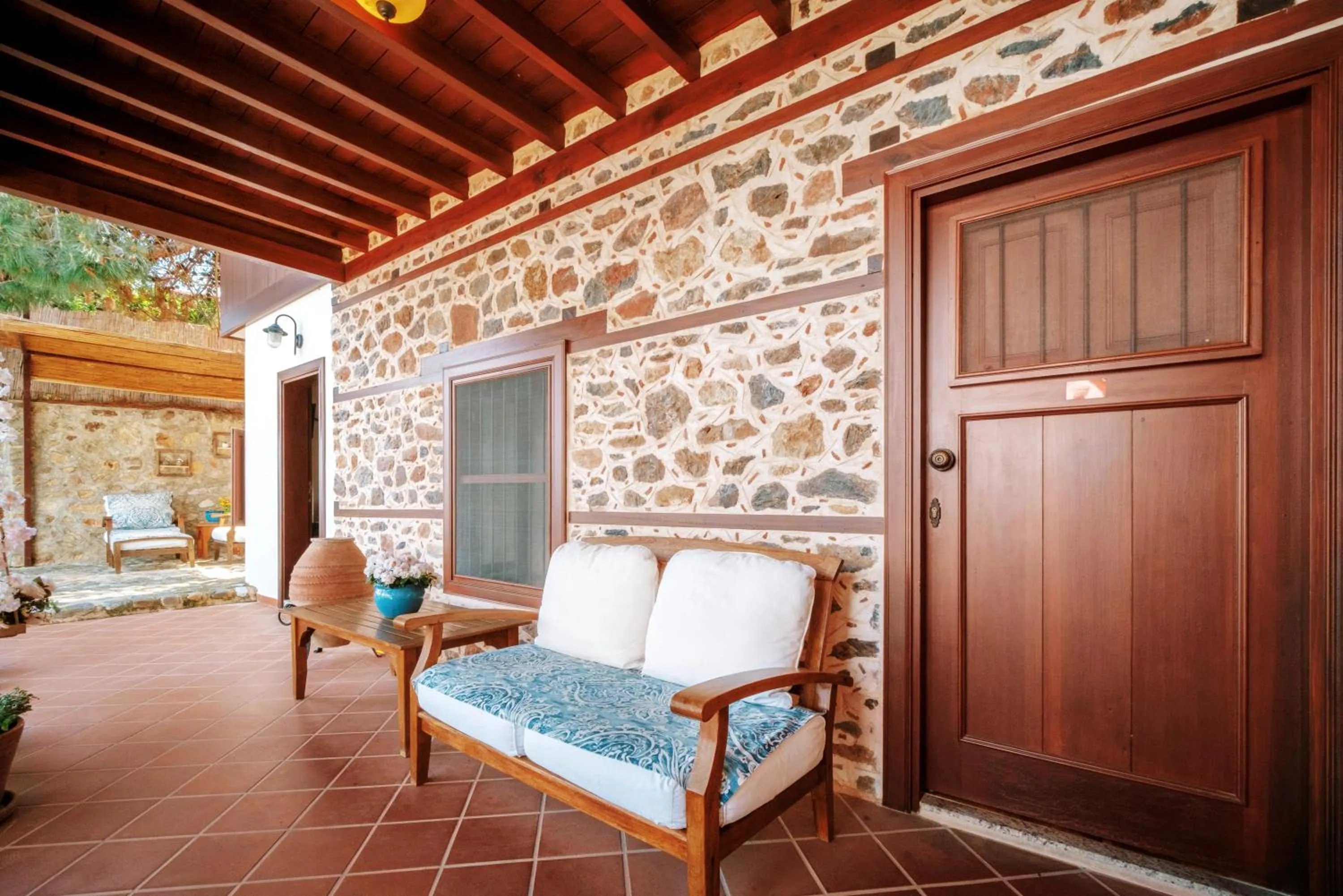 Seating area in Hotel Villa Turka