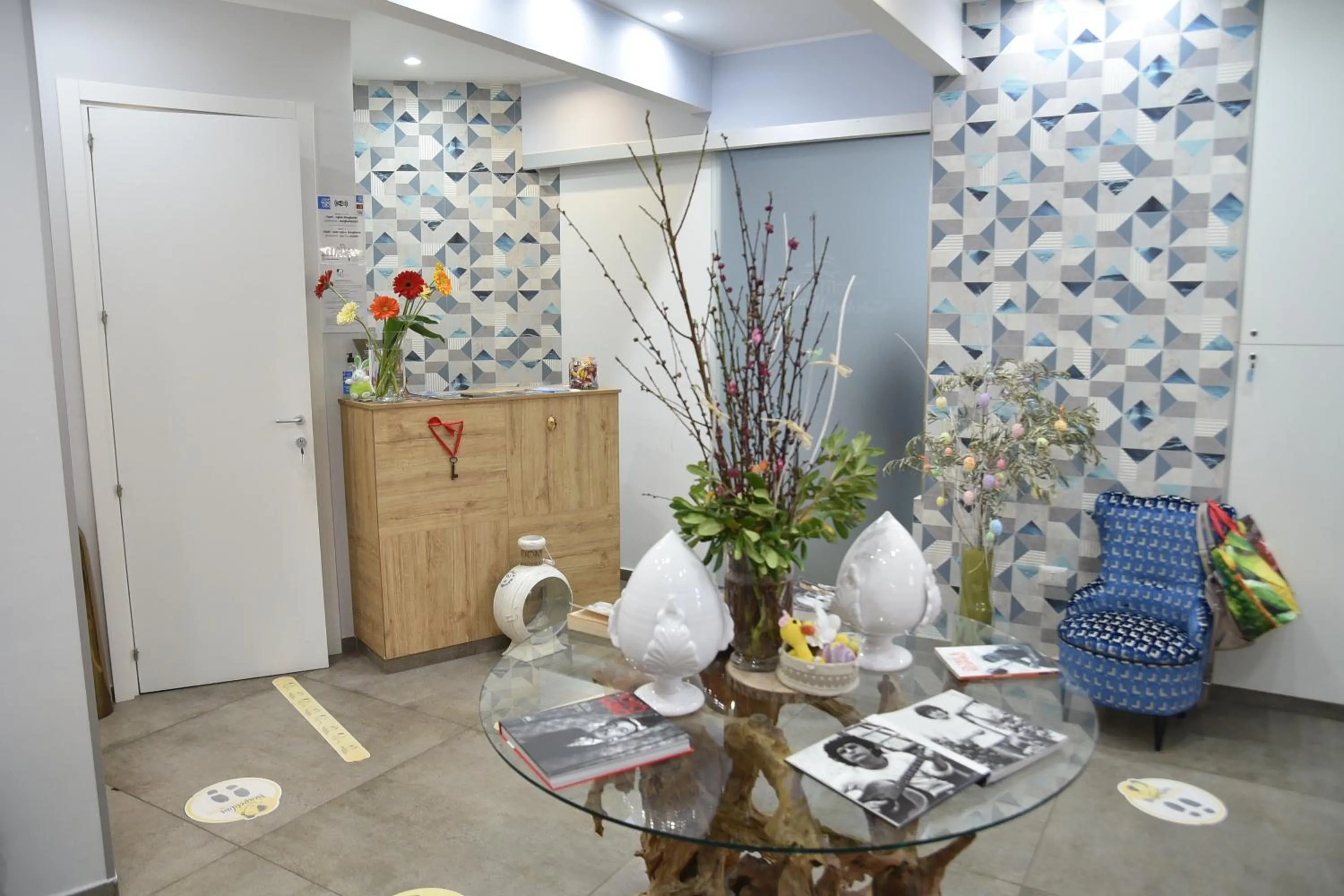 Lobby or reception in Regina Margherita Suite