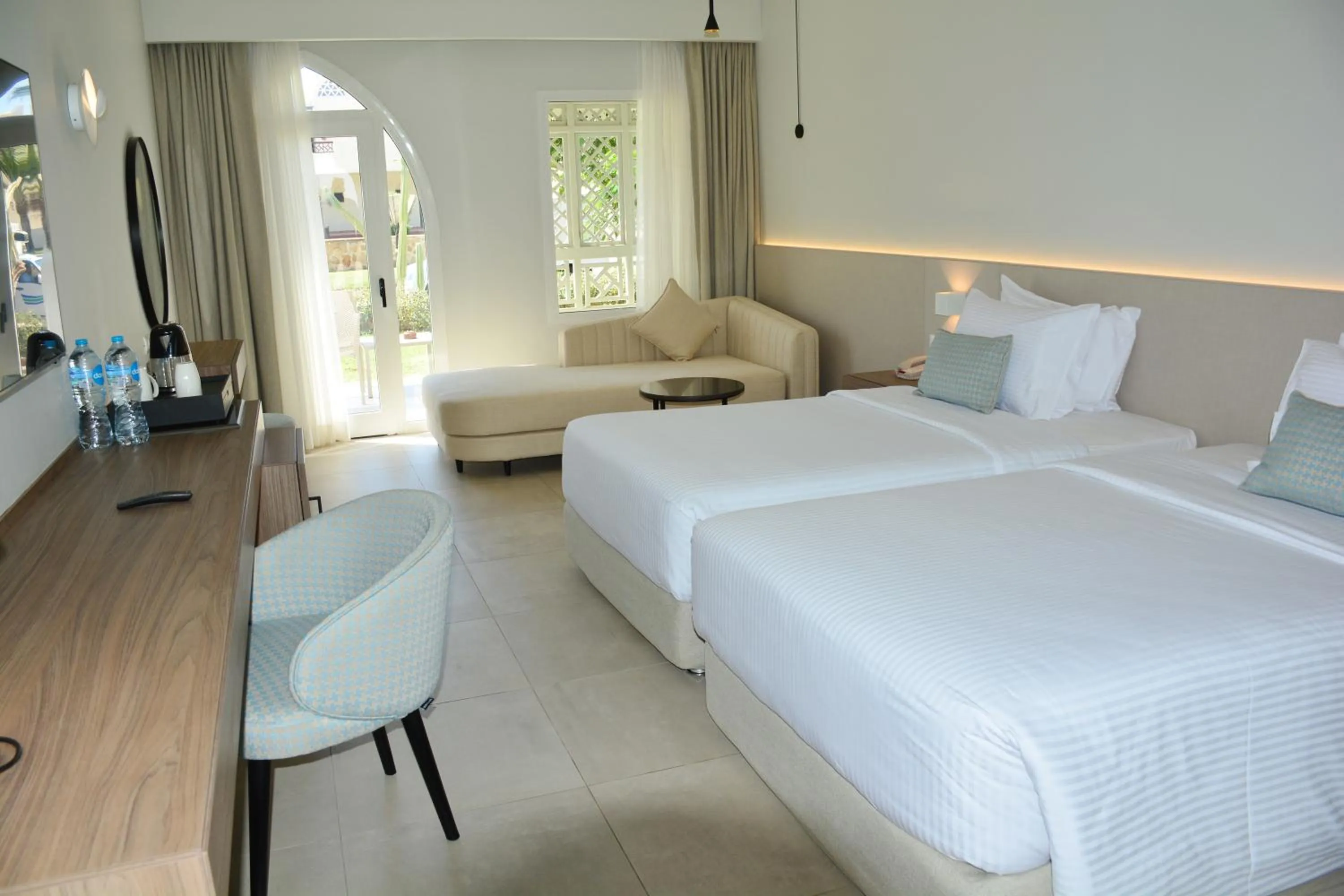 Bed in Reef Oasis Beach Aqua Park Resort