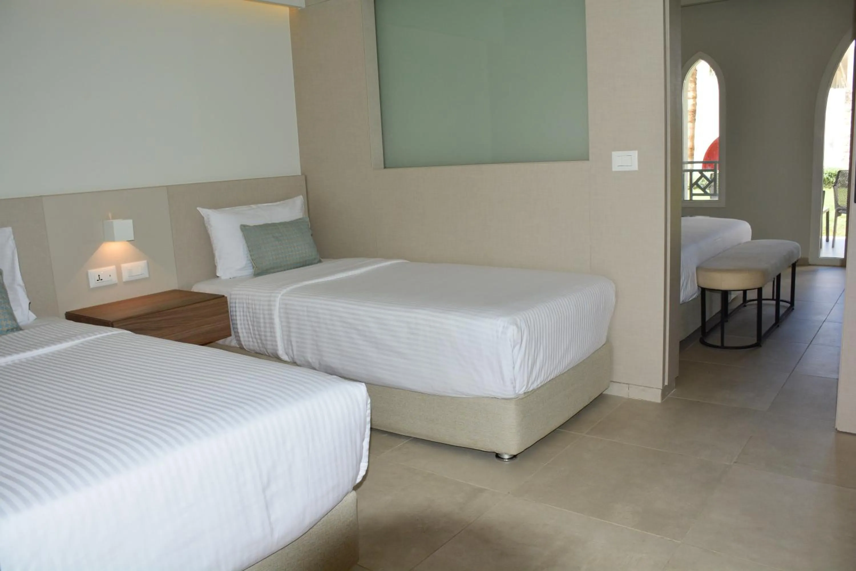 Bed in Reef Oasis Beach Aqua Park Resort