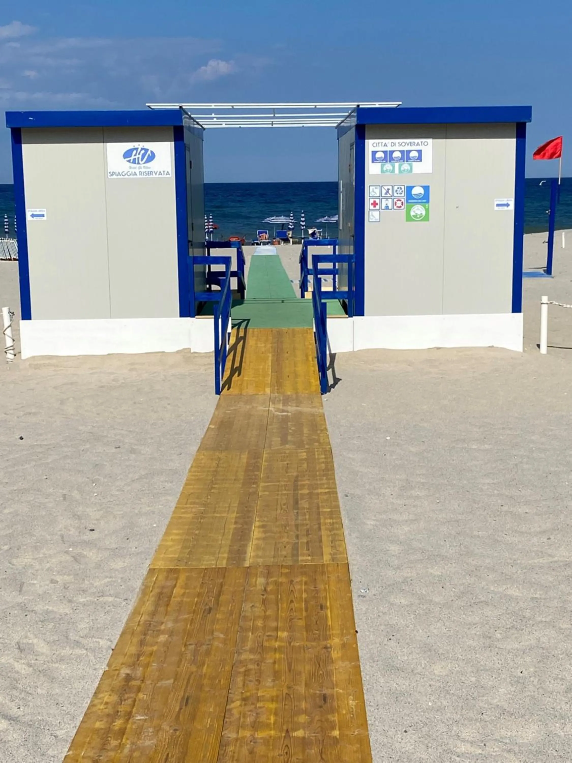 Beach in Hotel Gli Ulivi