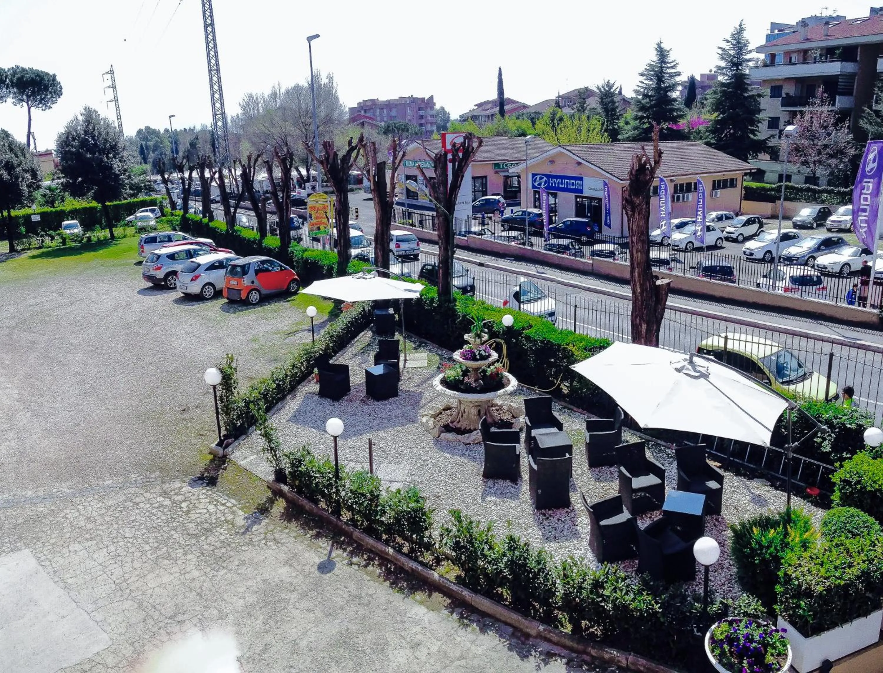 Garden in Hotel Darival Nomentana