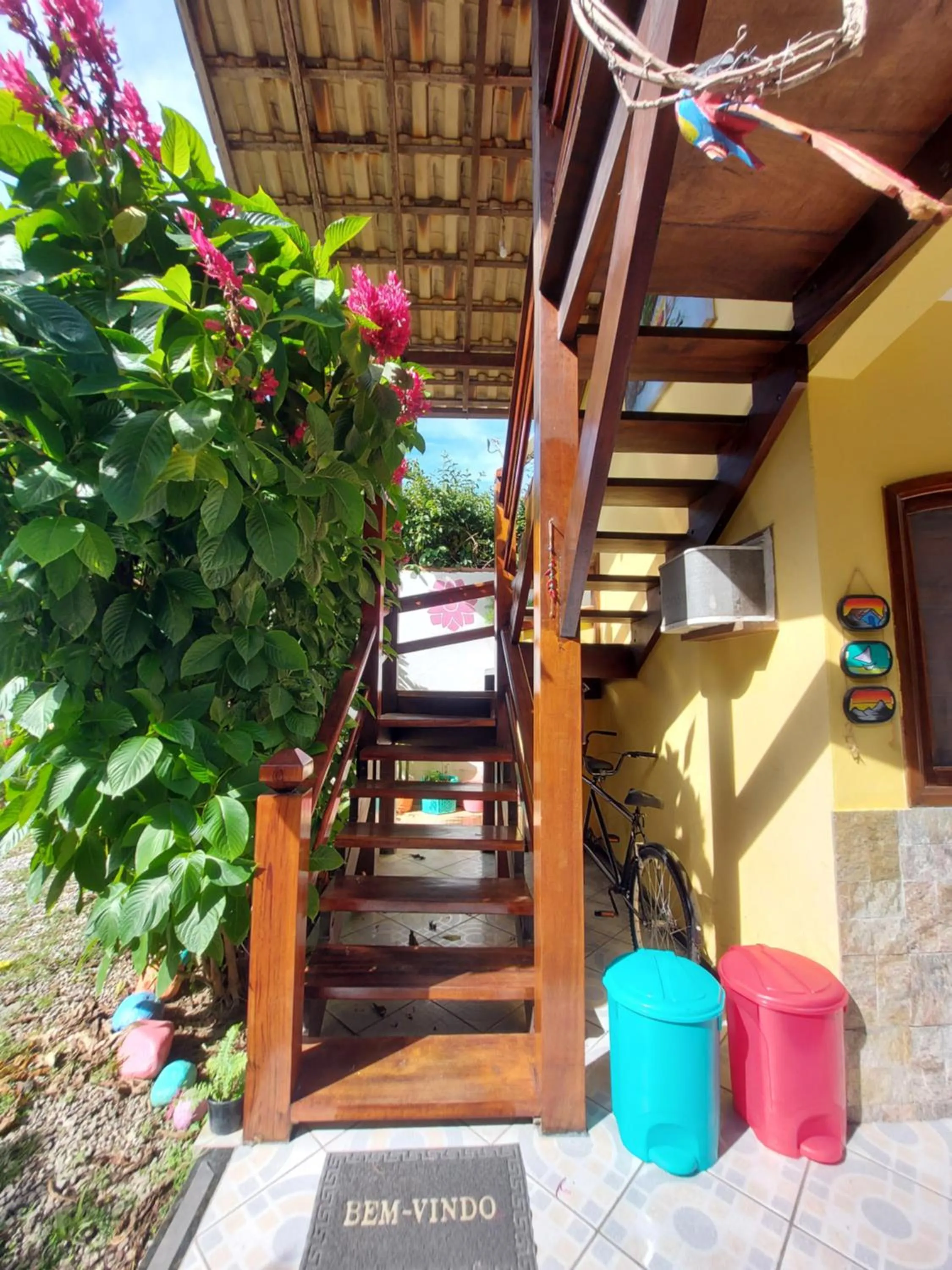 Patio in Pousada Parque Imperial no centro de Paraty