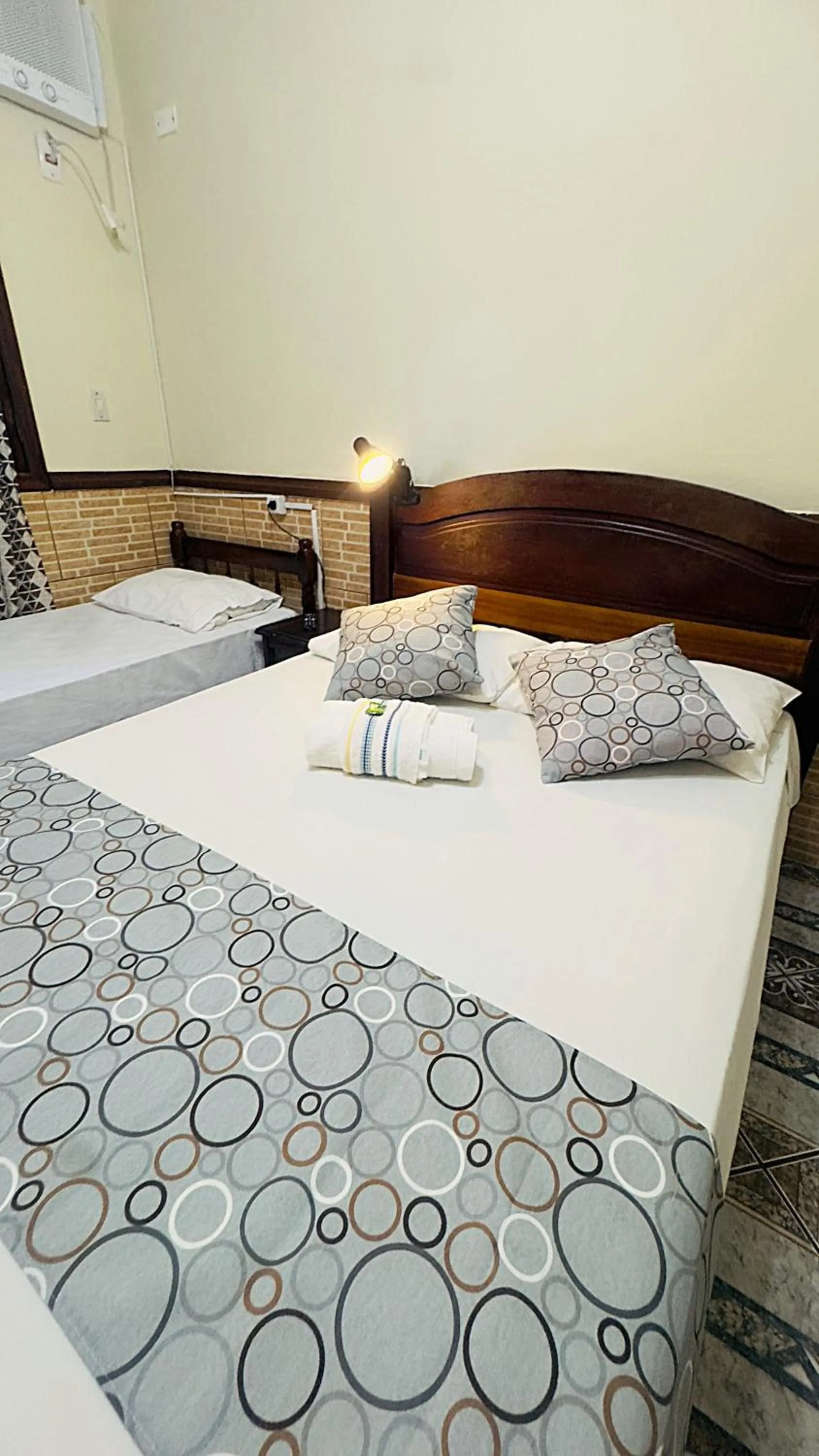 Bed in Pousada Parque Imperial no centro de Paraty