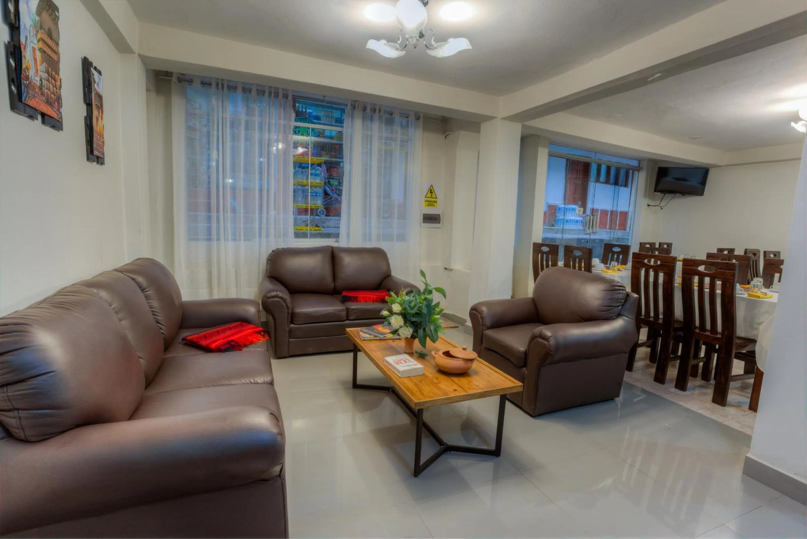 Lobby or reception in Machupicchu Guest House