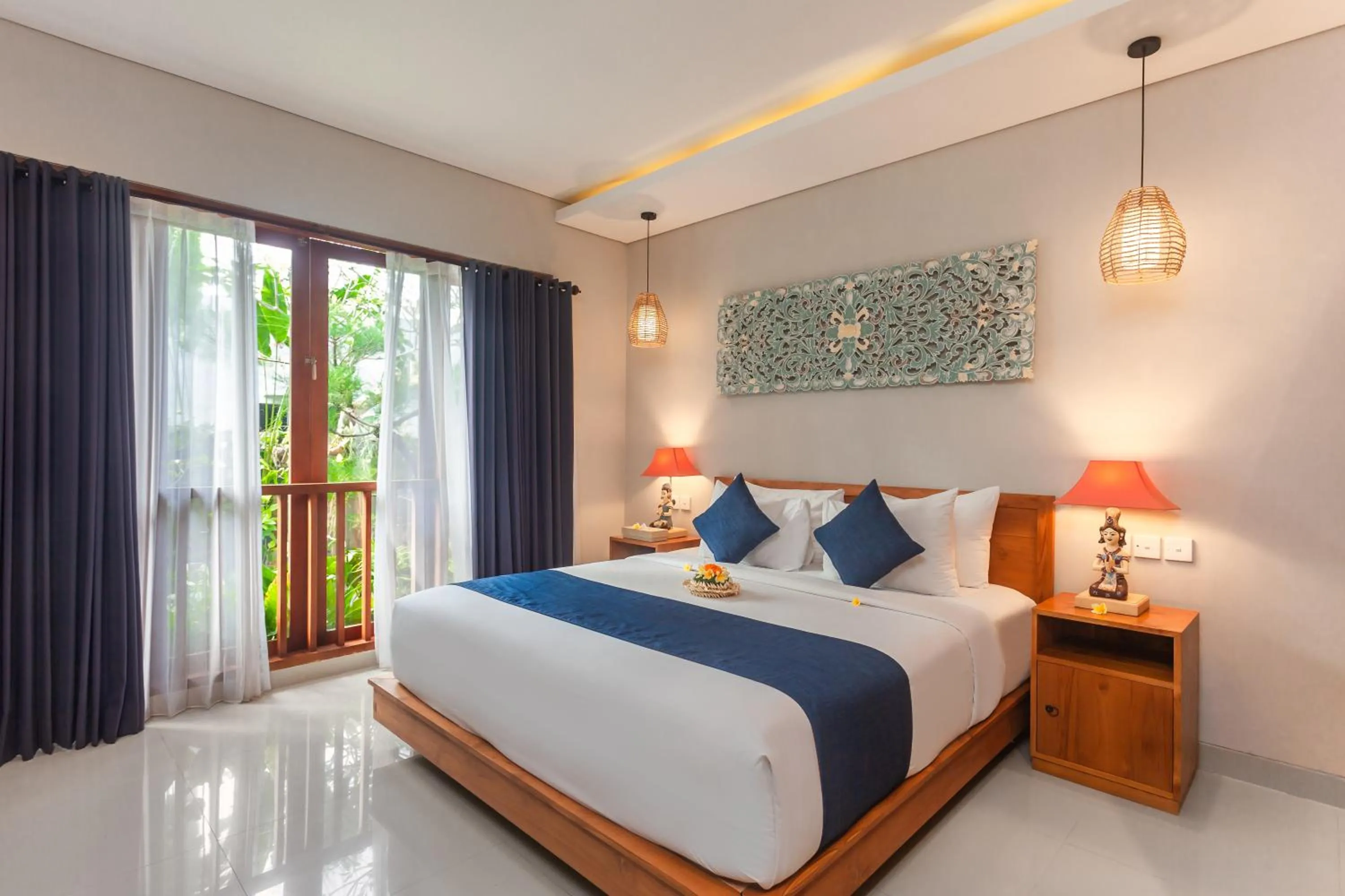 Bedroom, Bed in Ning Villa Ubud by GenuineHost