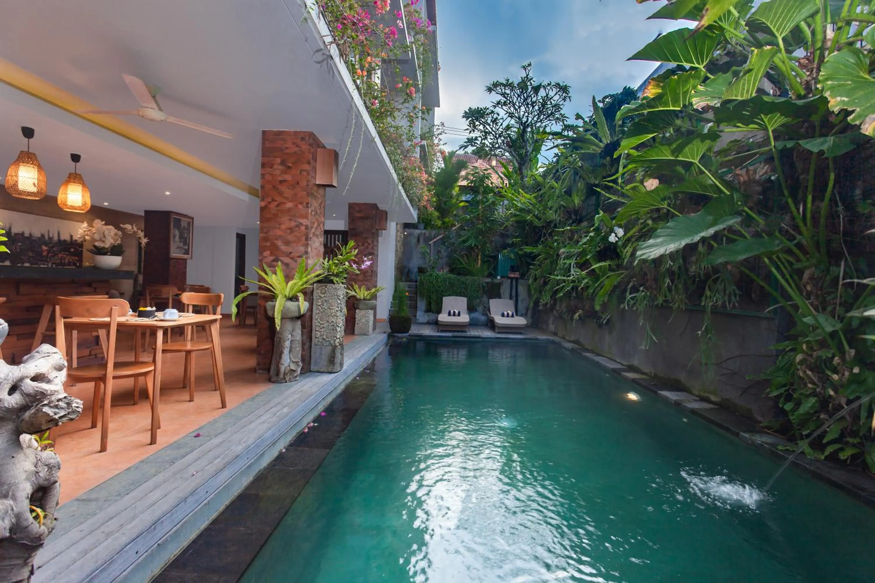Swimming pool in Ning Villa Ubud by GenuineHost