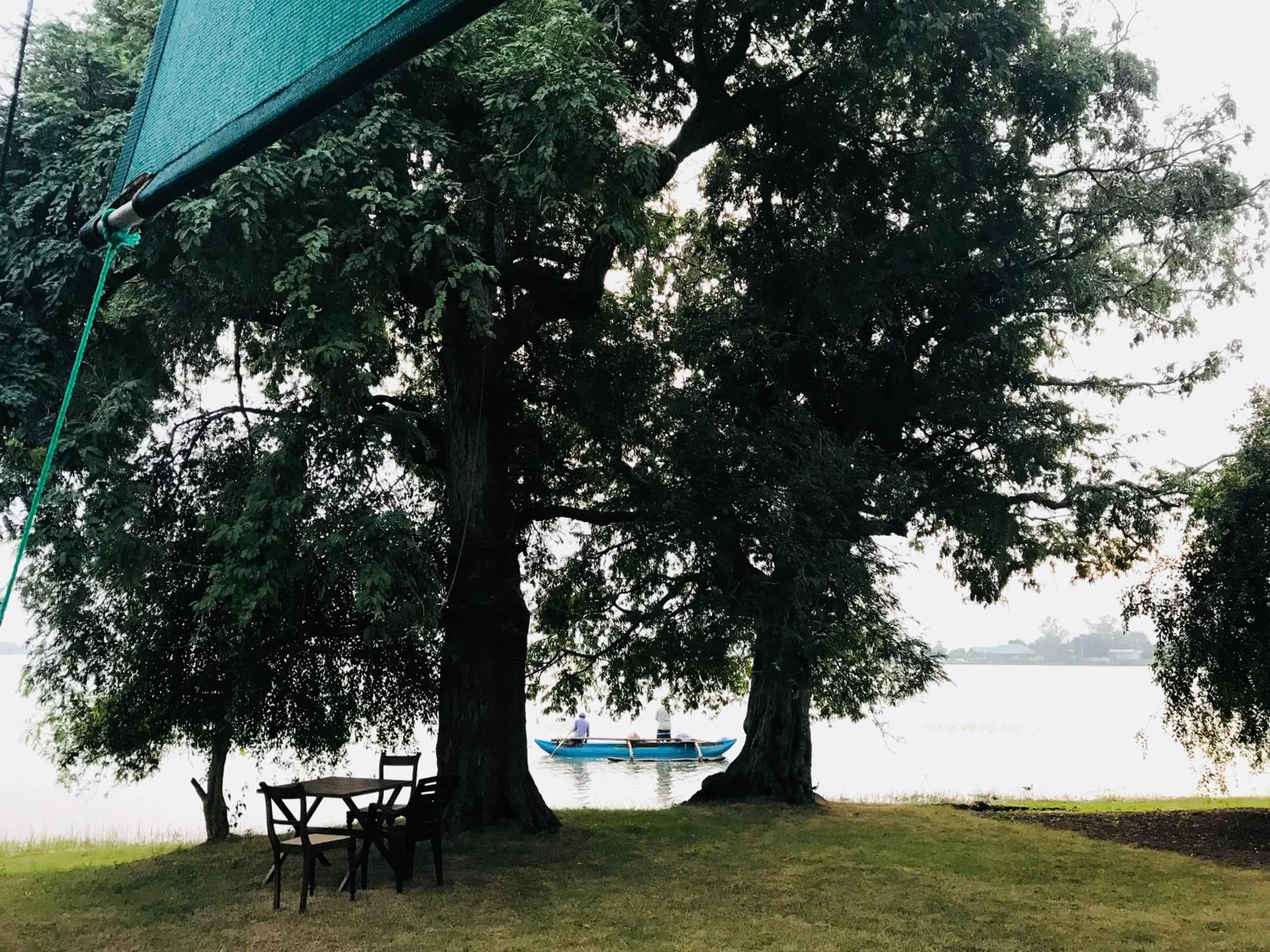 Fishing in Flameback Eco Lodge