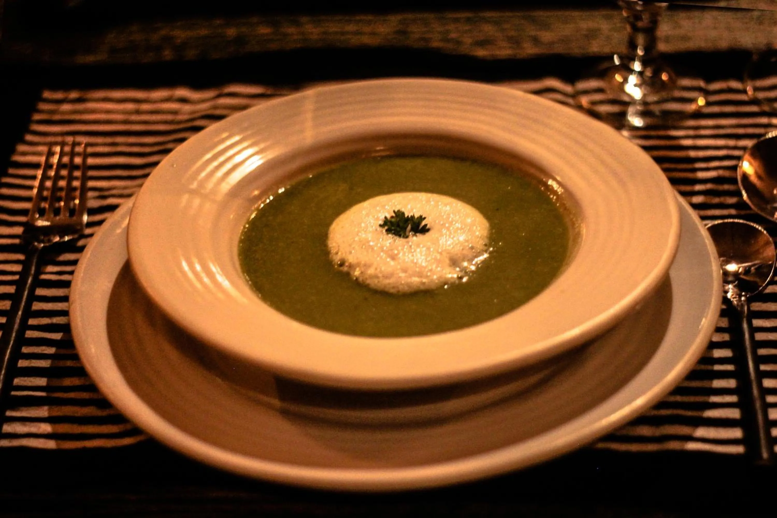 Dinner in Flameback Eco Lodge