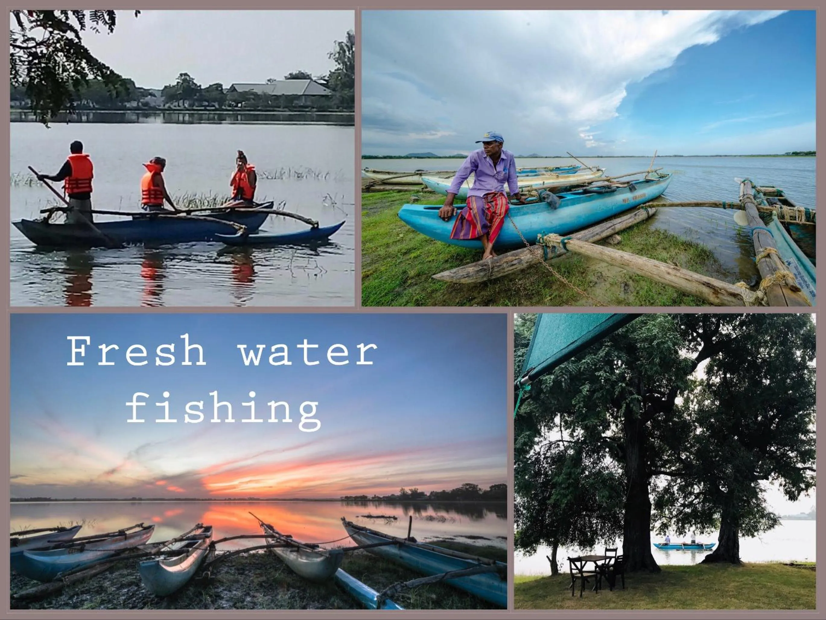 Fishing in Flameback Eco Lodge