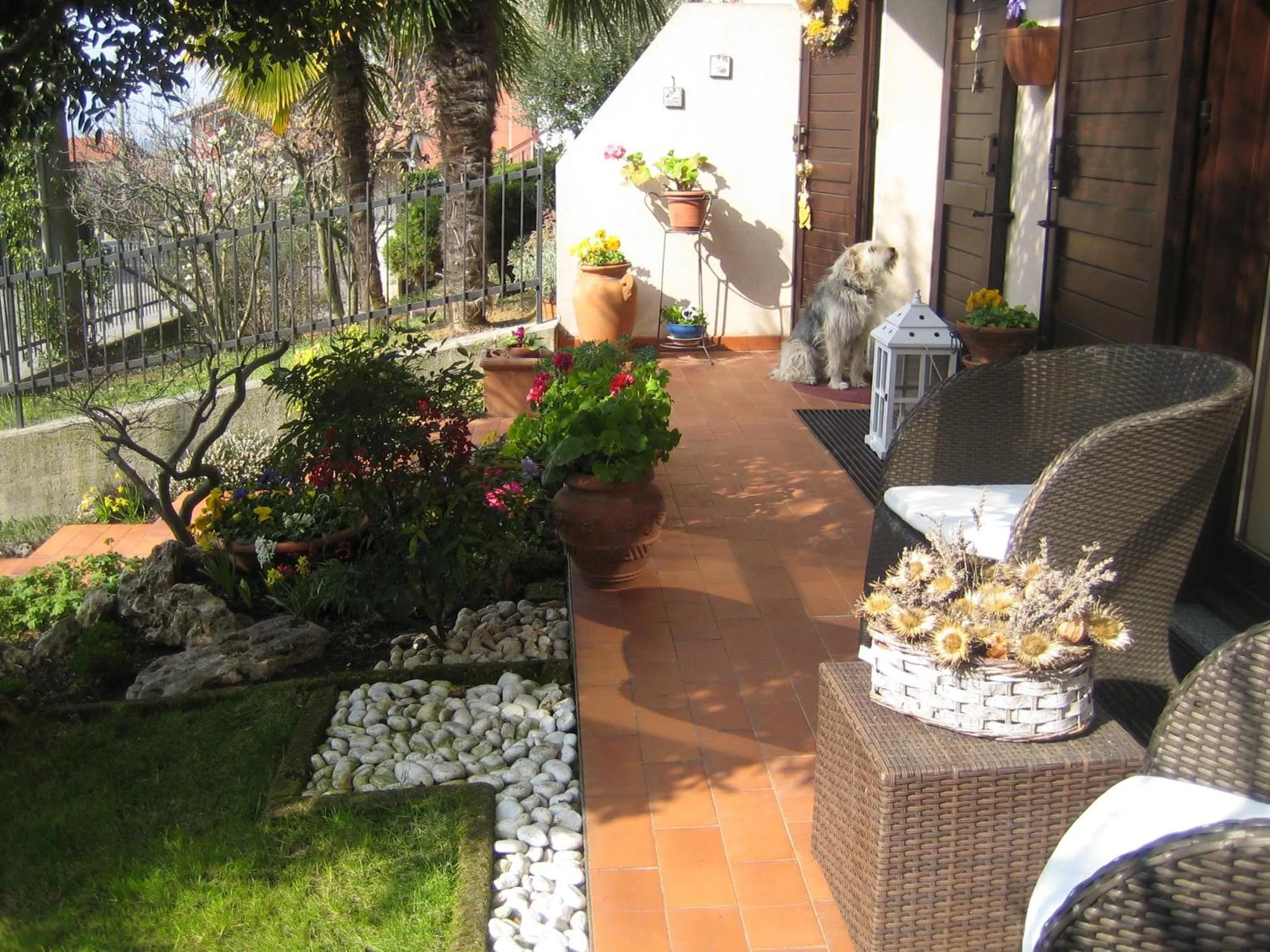 Garden in B&B Al Calicanto