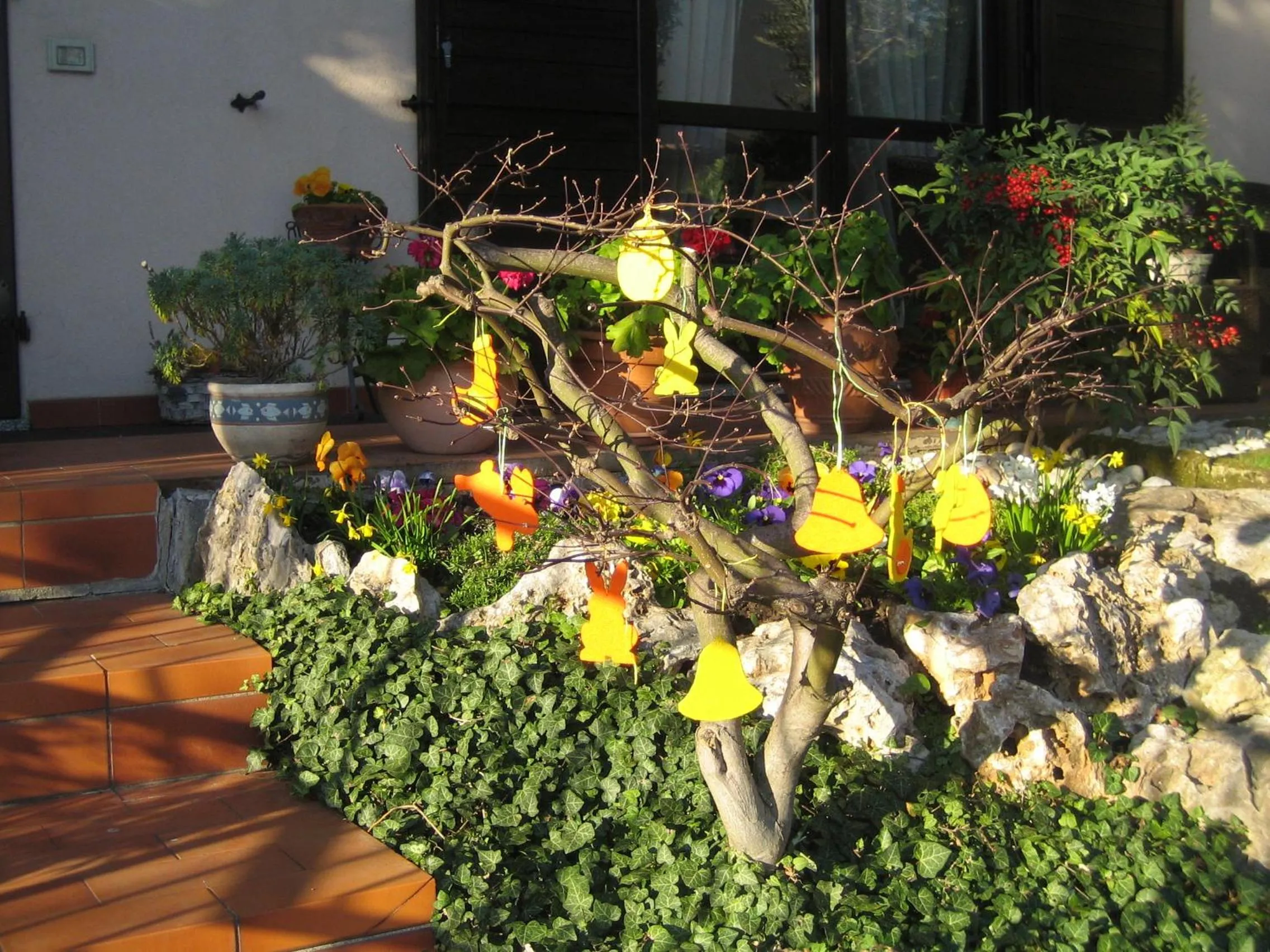 Decorative detail in B&B Al Calicanto