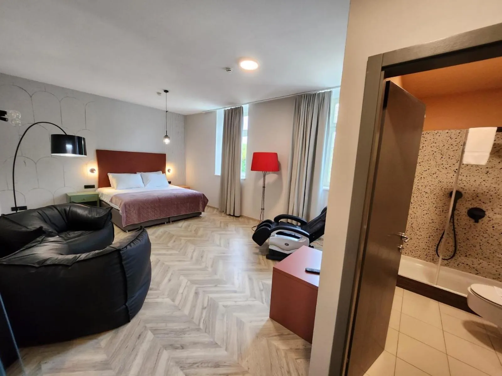 Bed in Hotel Amfiteatar