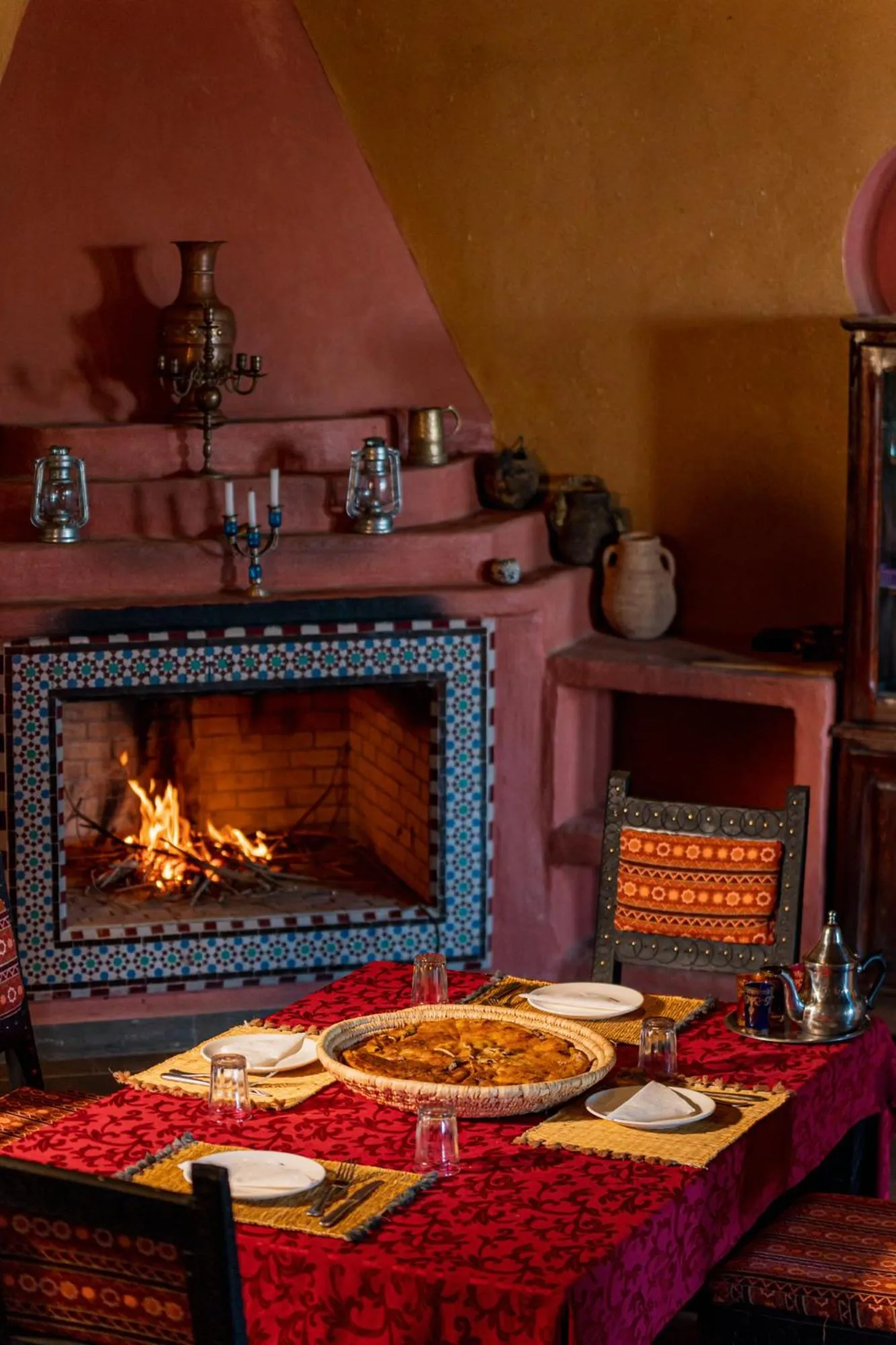 Lunch in Kasbah Hotel Ziz Palace Rissani