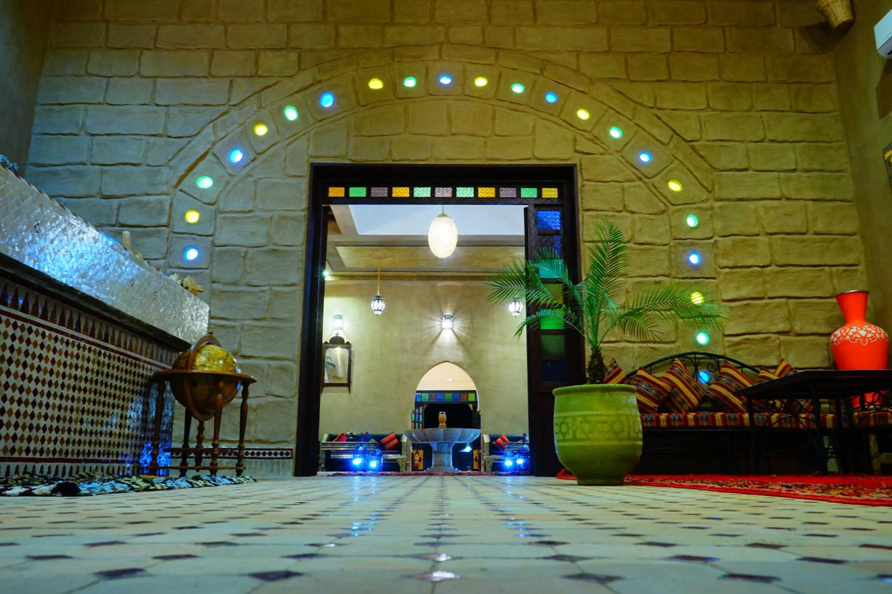 Lobby or reception in Kasbah Hotel Ziz Palace Rissani