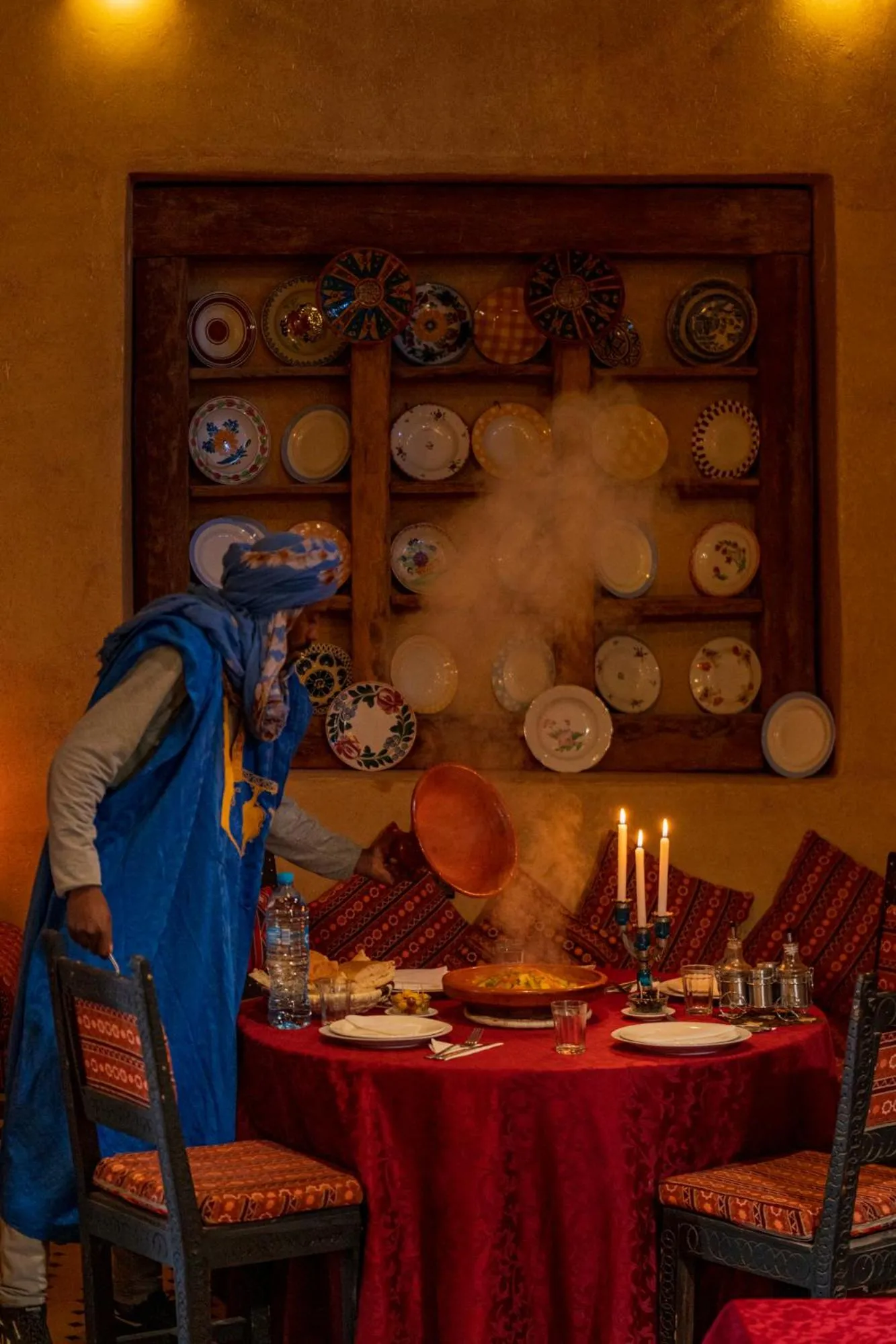 Lunch in Kasbah Hotel Ziz Palace Rissani