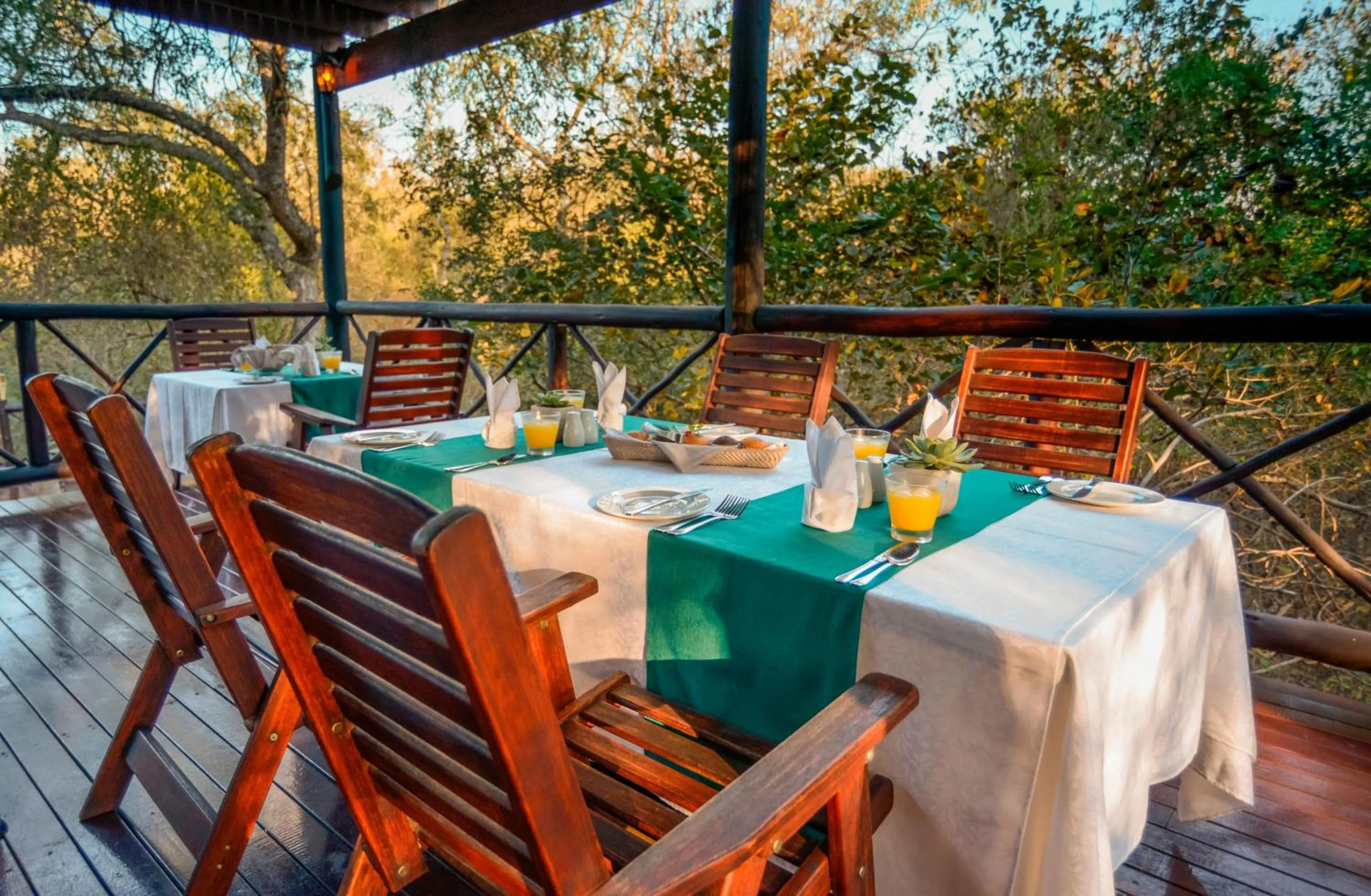 Balcony/Terrace in La Kruger Lifestyle Lodge - No Loadshedding