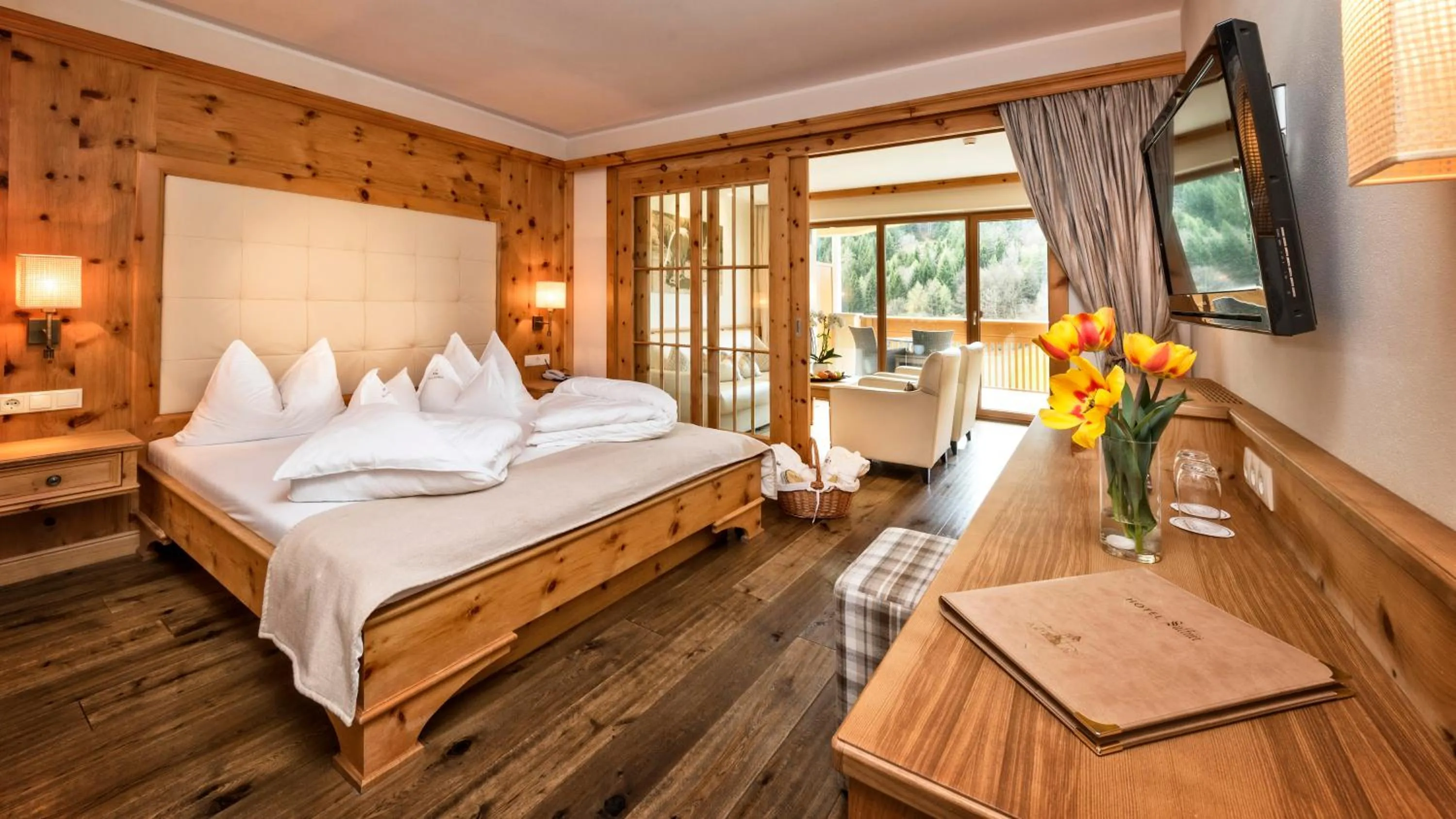 Bed in Hotel Sulfner