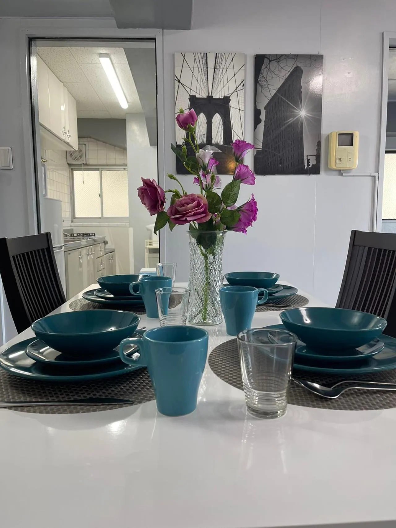 Dining area in Sea View Court Kobe