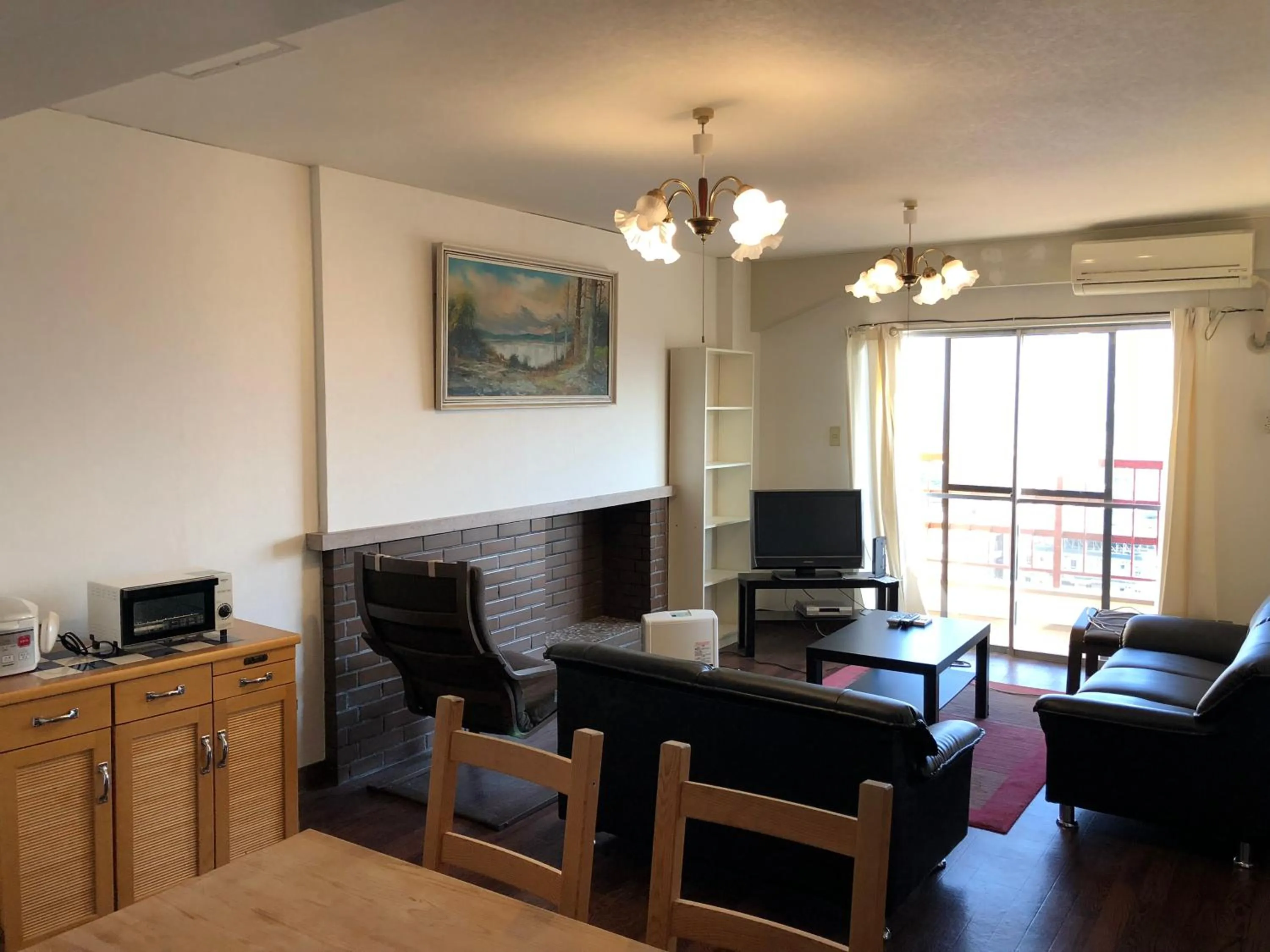 Living room in Sea View Court Kobe