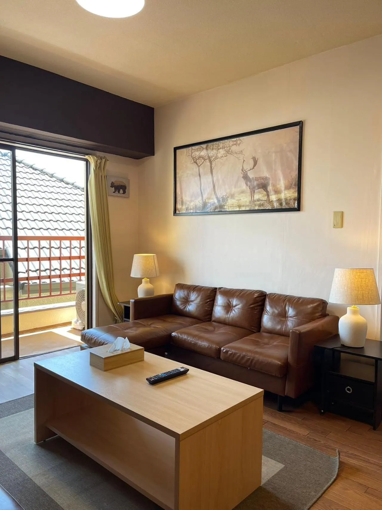 Living room in Sea View Court Kobe