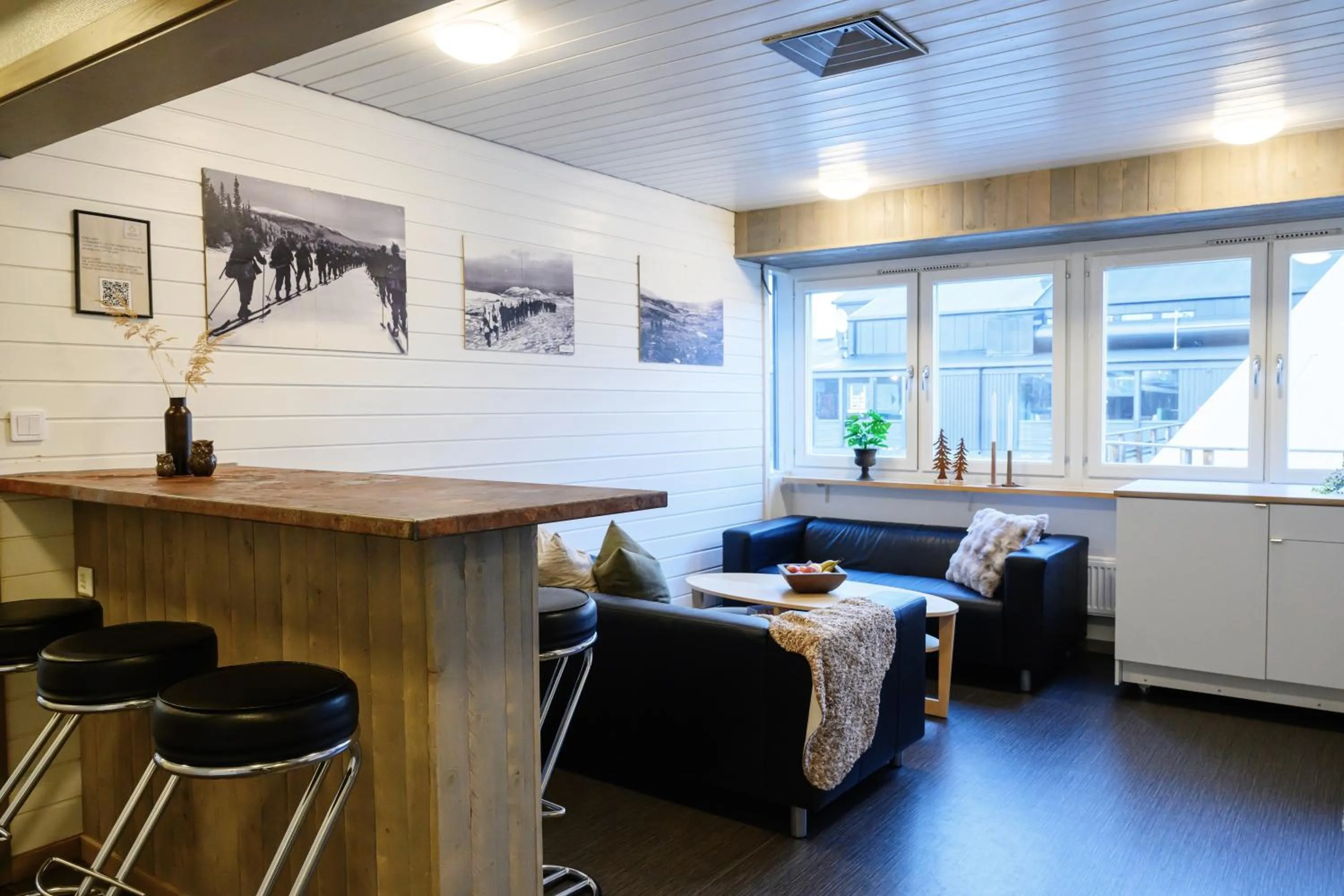 Living room in Hemavans Fjällcenter