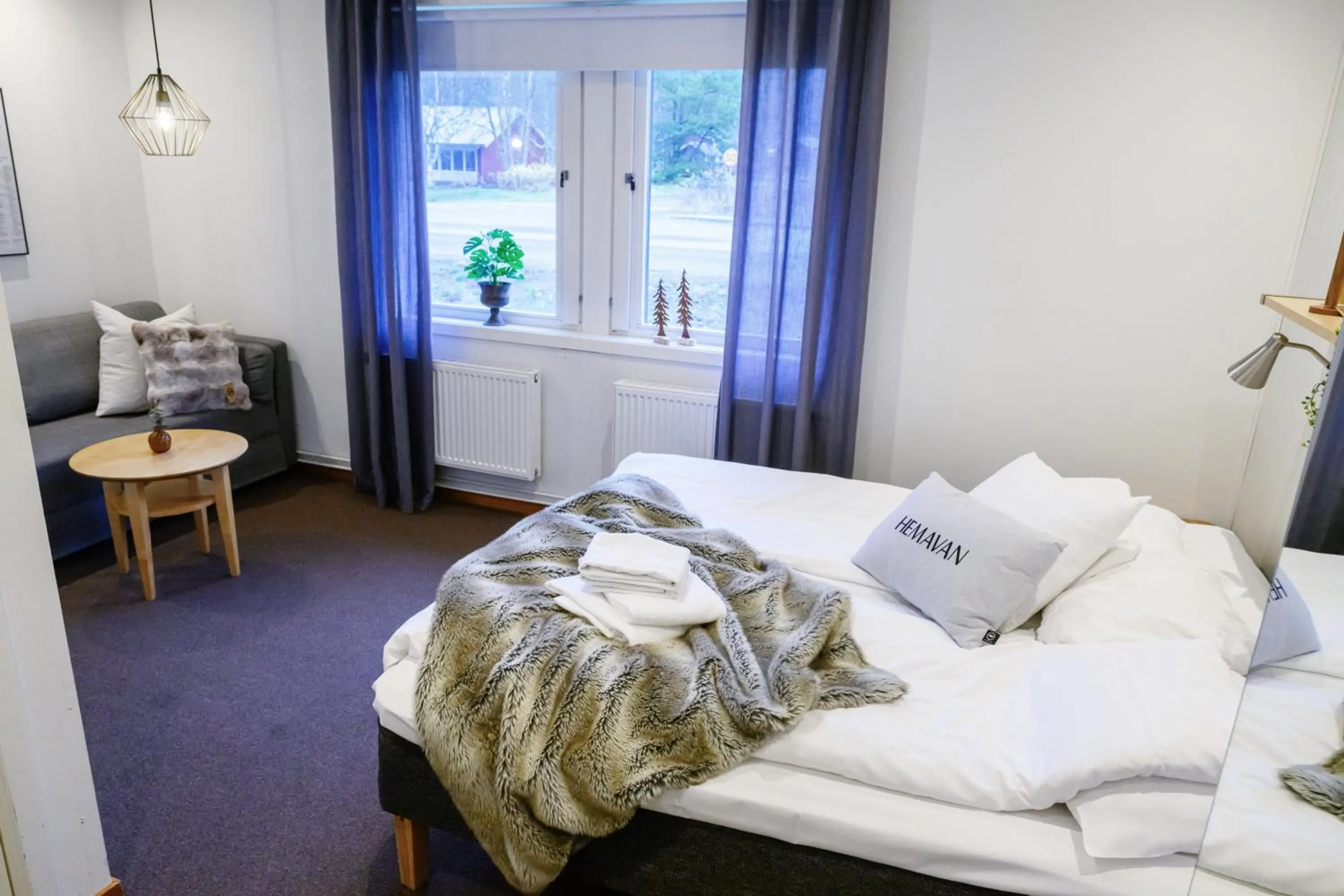 Property building, Bed in Hemavans Fjällcenter