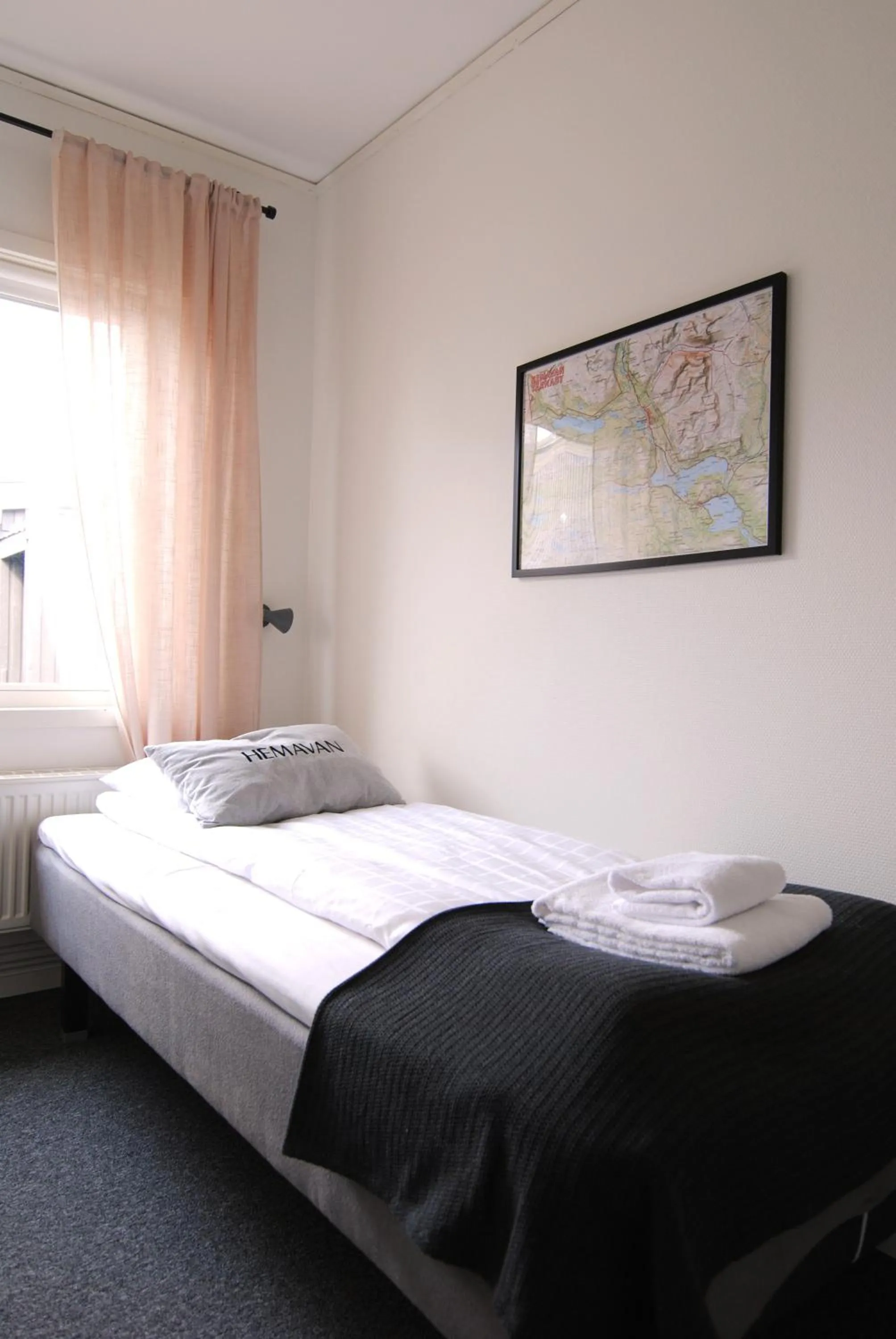 Property building, Bed in STF Hemavans Fjällcenter