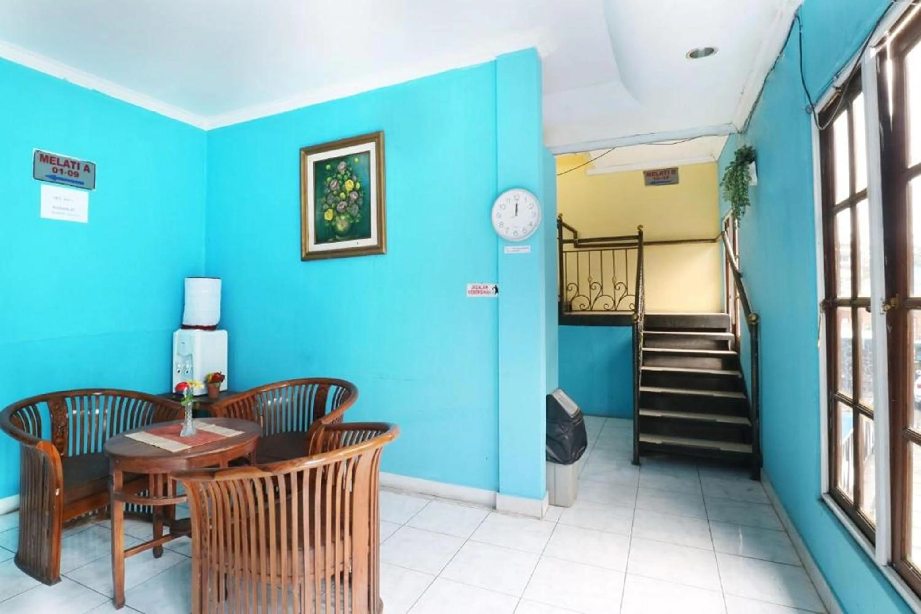 Seating area in Hotel Arjuna