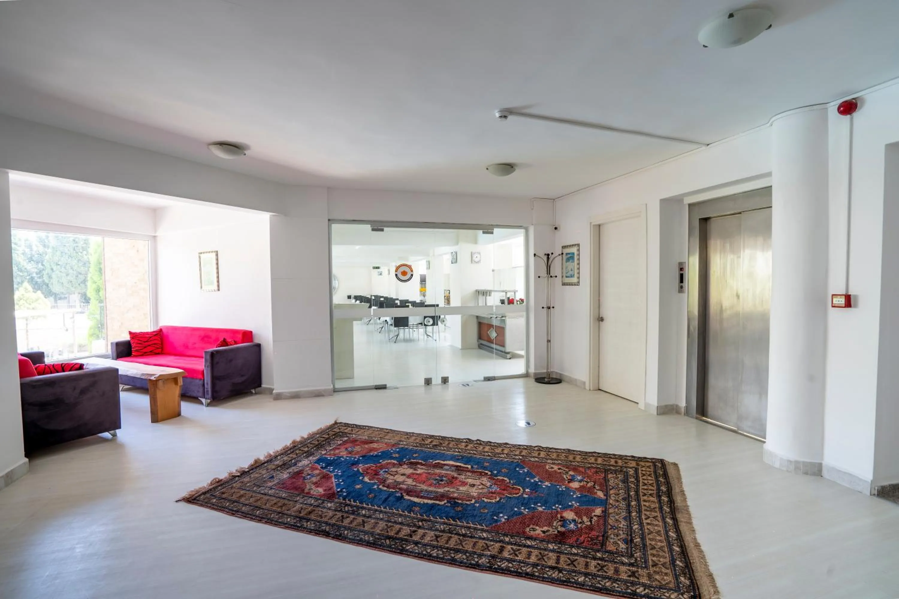 Seating area in Ayapam Hotel