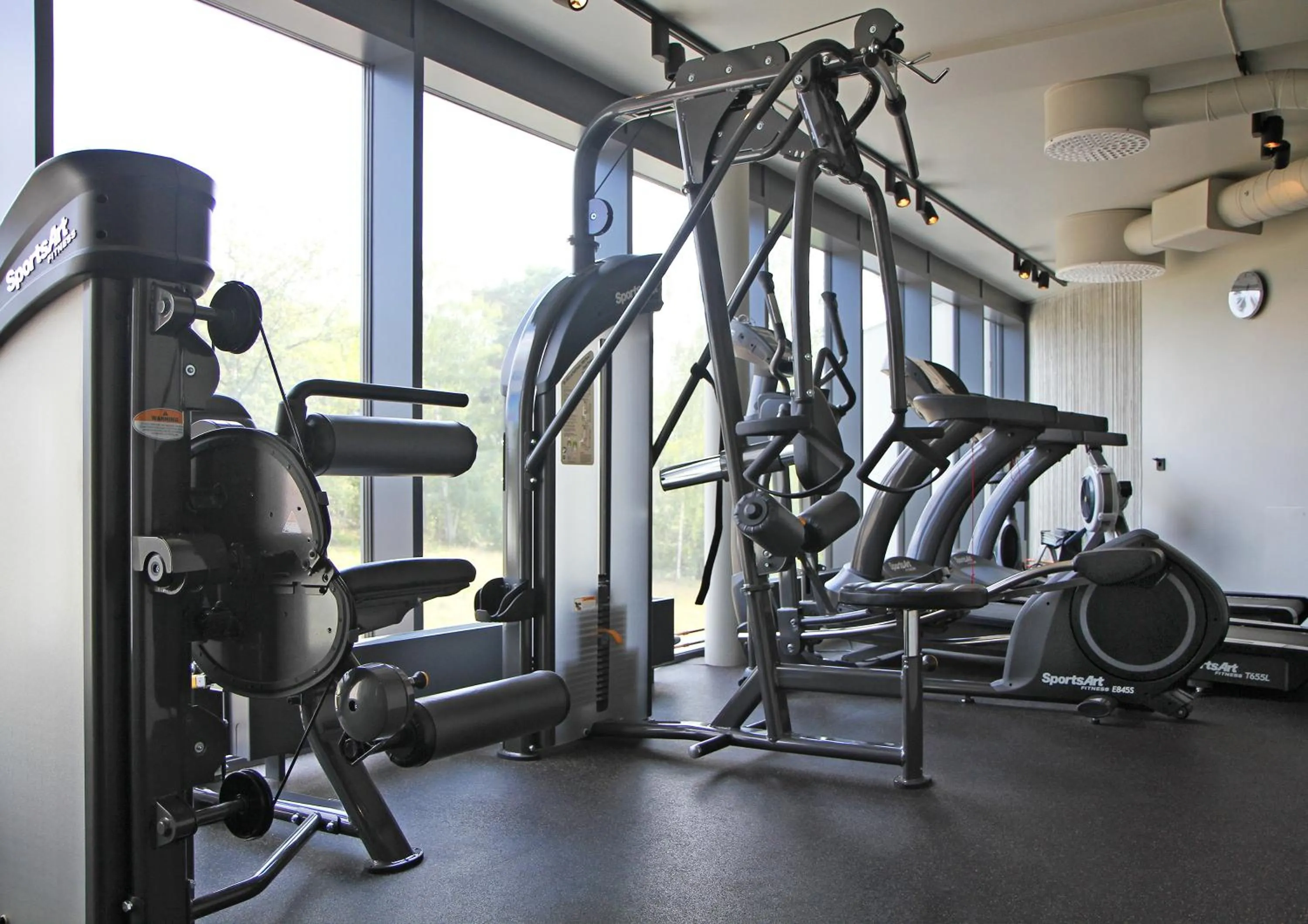 Fitness centre/facilities in HOOM Home & Hotel Järfälla