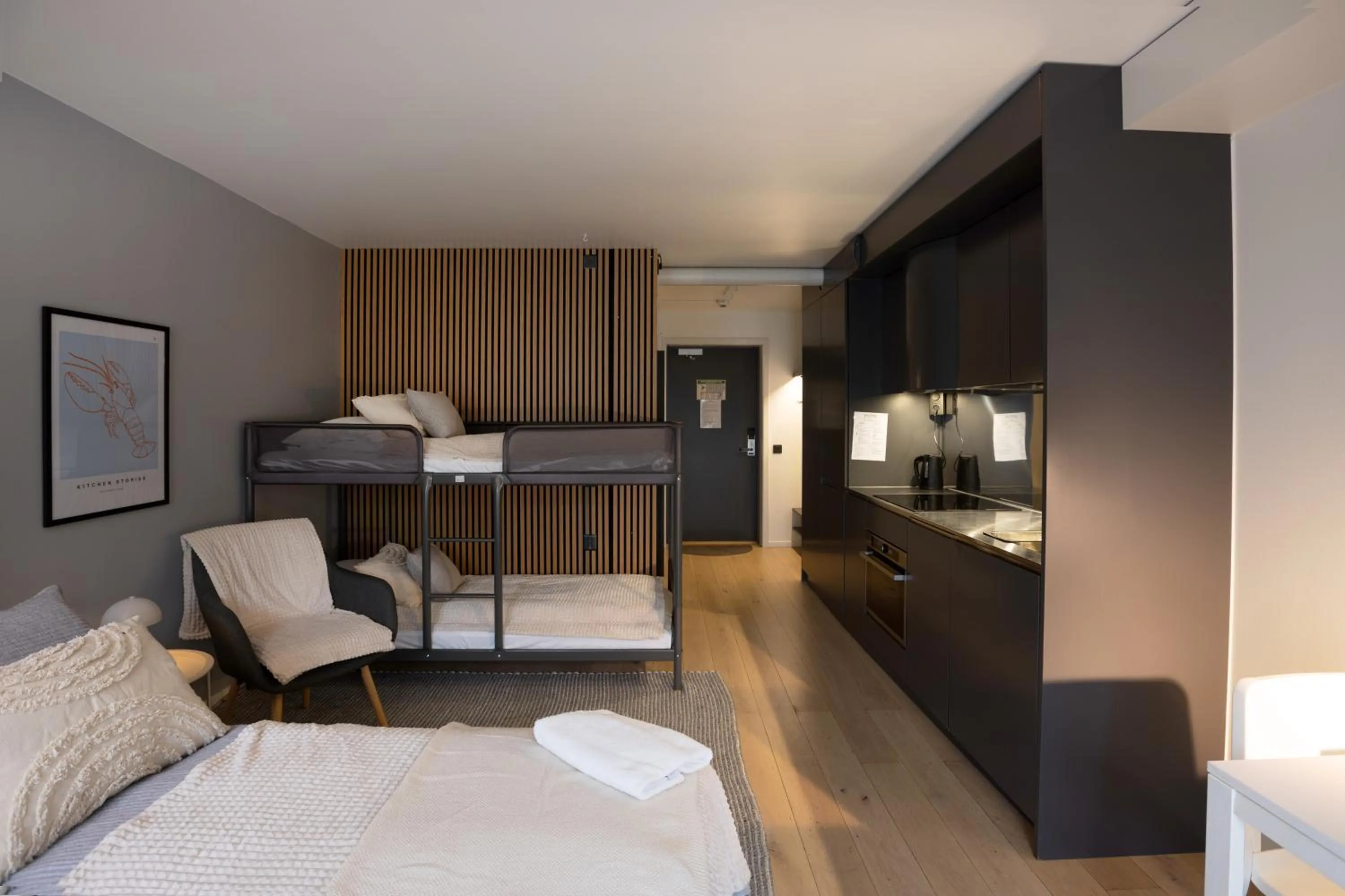 Bed in HOOM Home & Hotel Järfälla