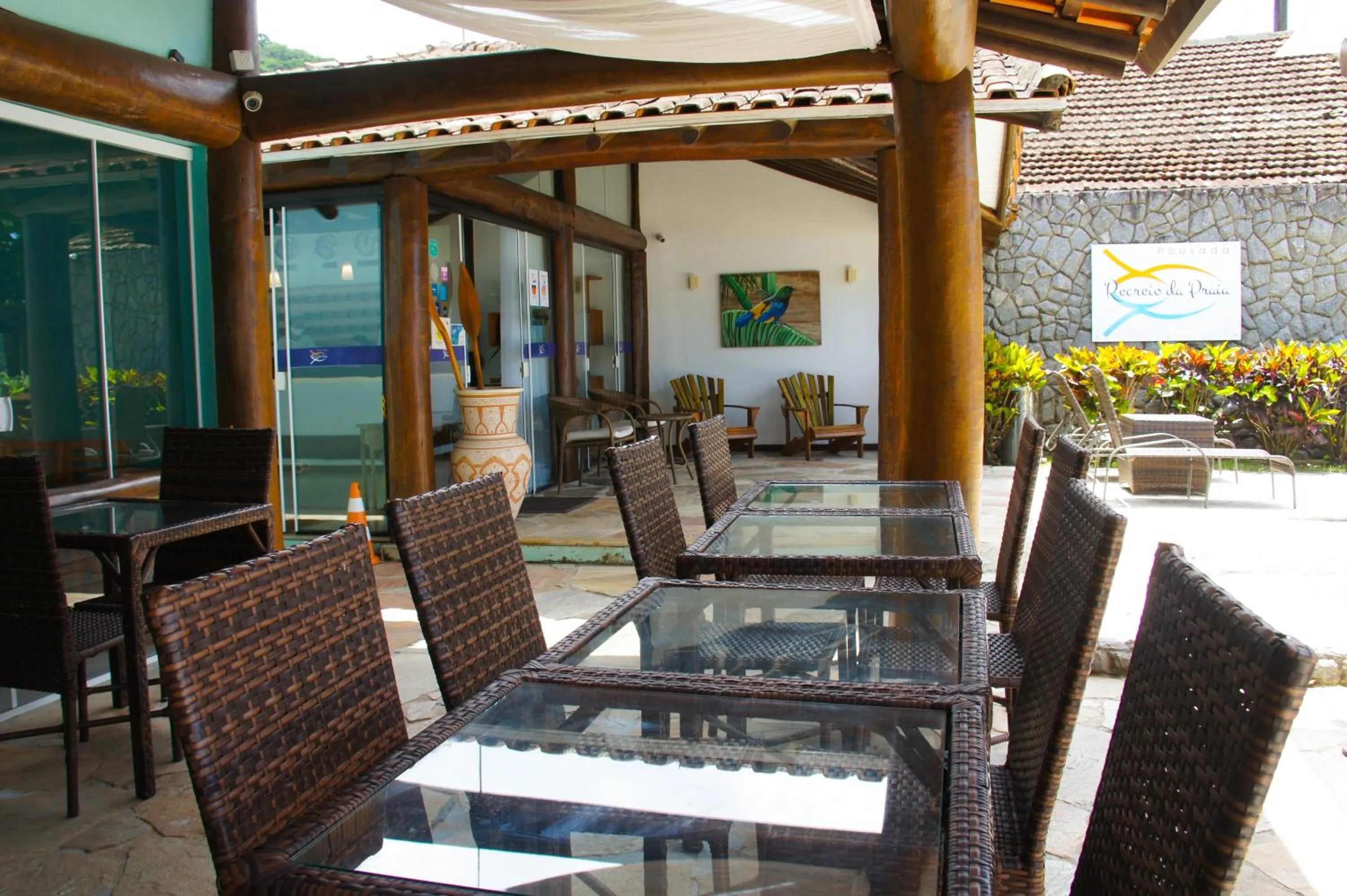 Patio in Pousada Recreio Da Praia