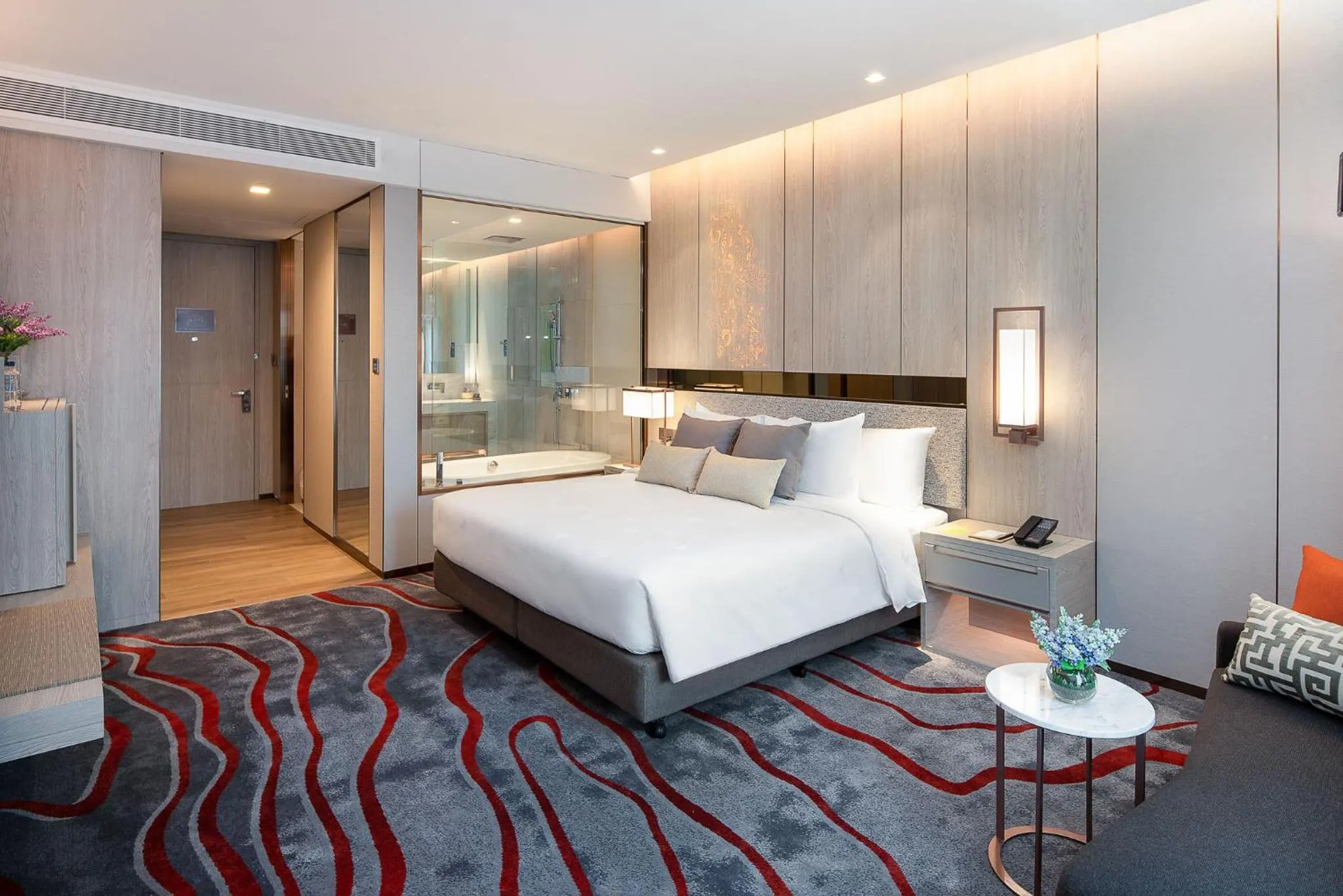 Photo of the whole room, Bed in Hotel Nikko Bangkok