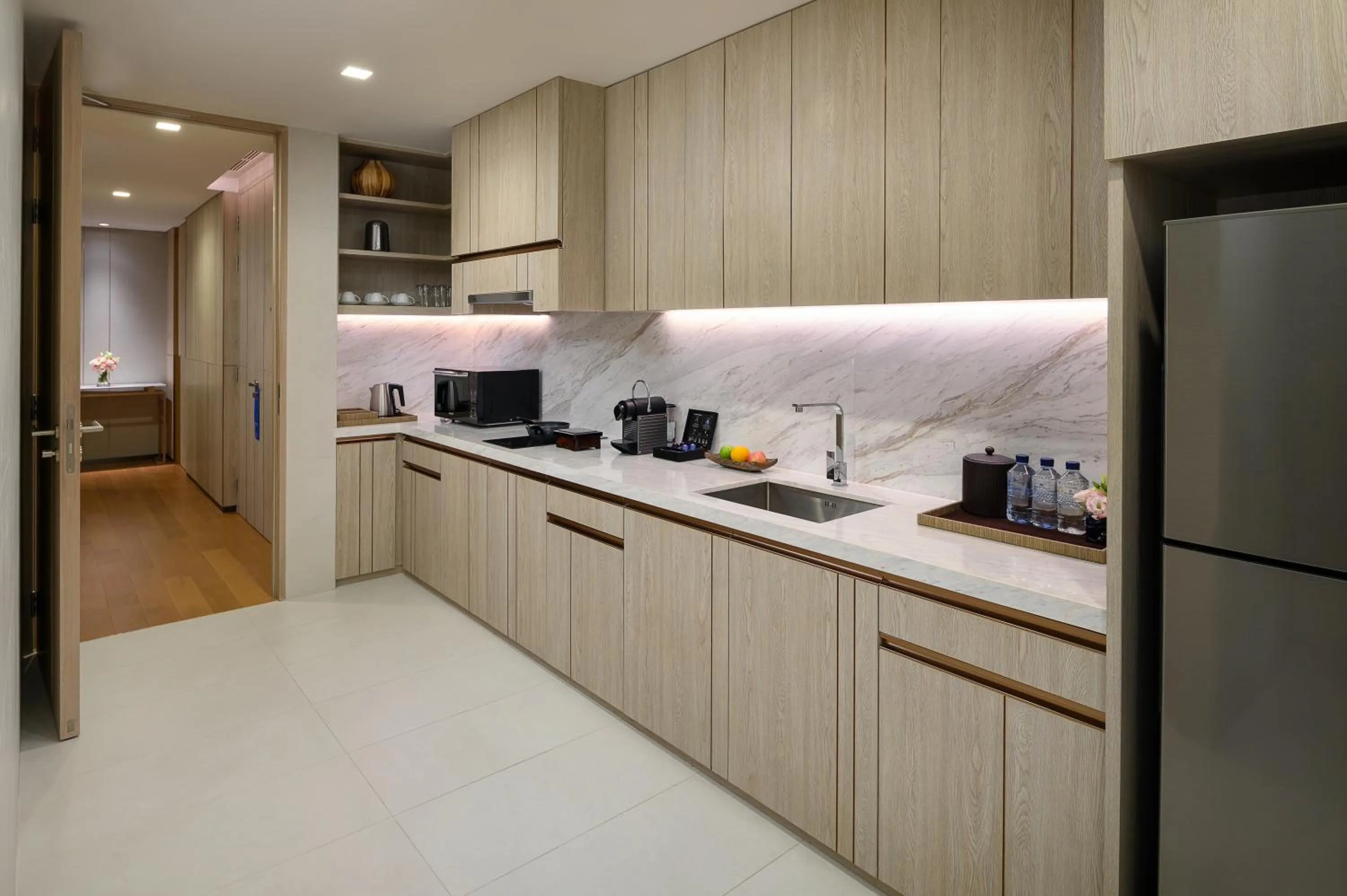 Kitchen or kitchenette in Hotel Nikko Bangkok