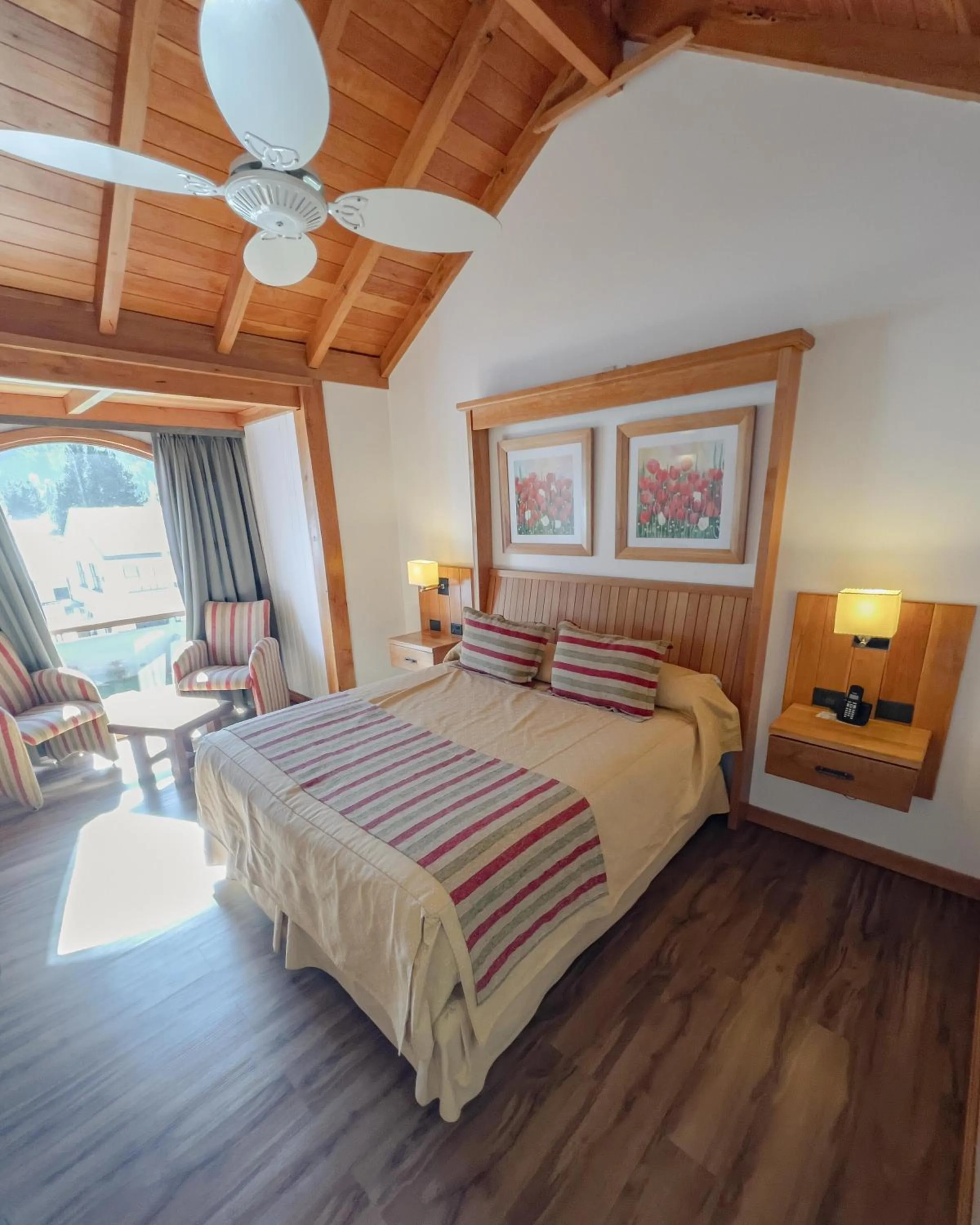 Bedroom, Bed in Hotel y Cabañas Le Village