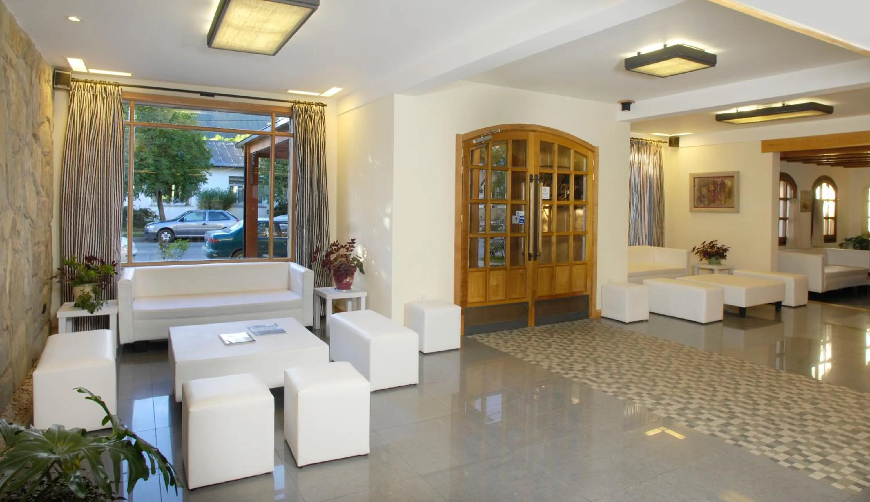 Lobby or reception, Bed in Hotel y Cabañas Le Village