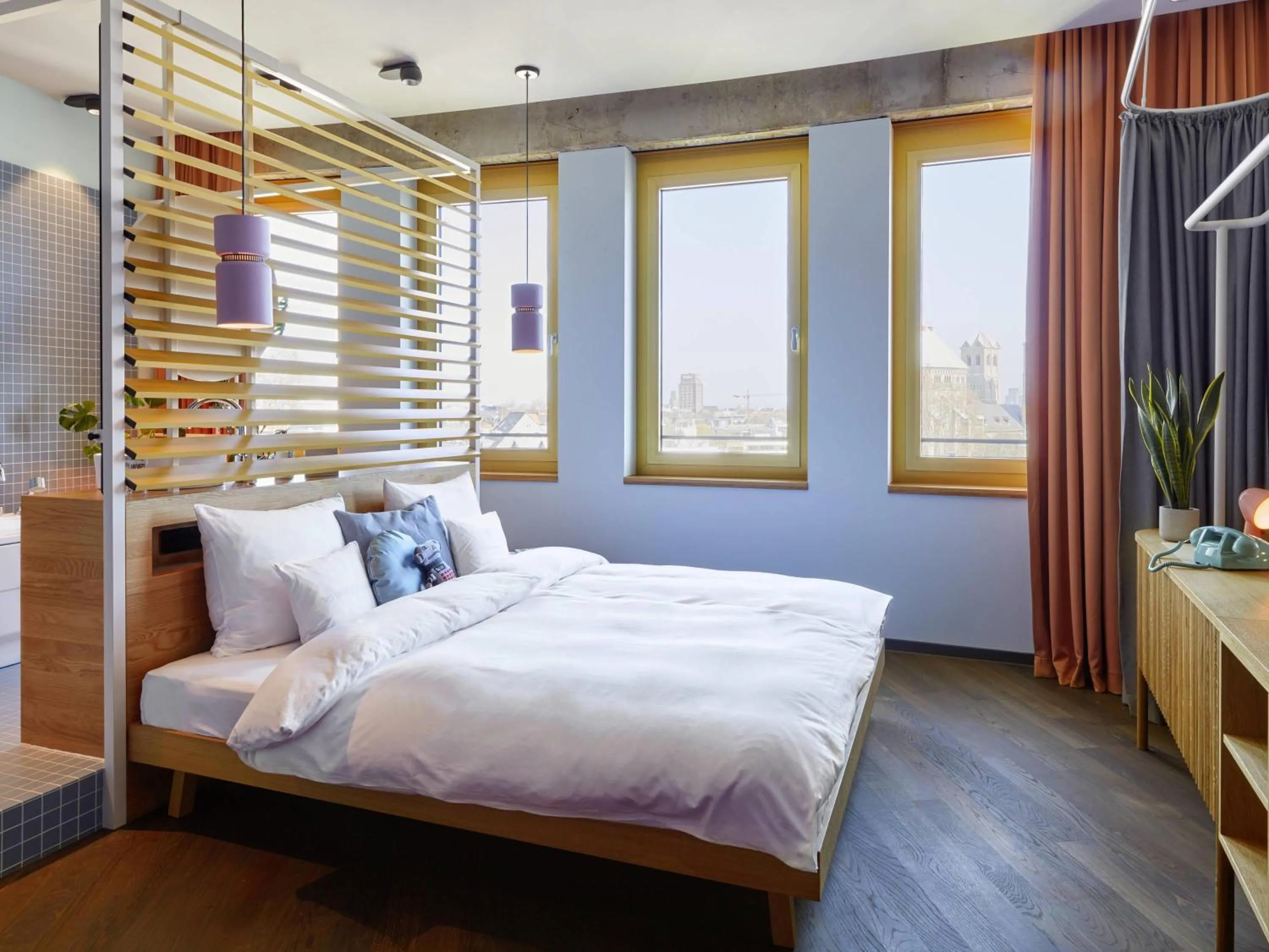 Bedroom, Bed in 25hours Hotel The Circle