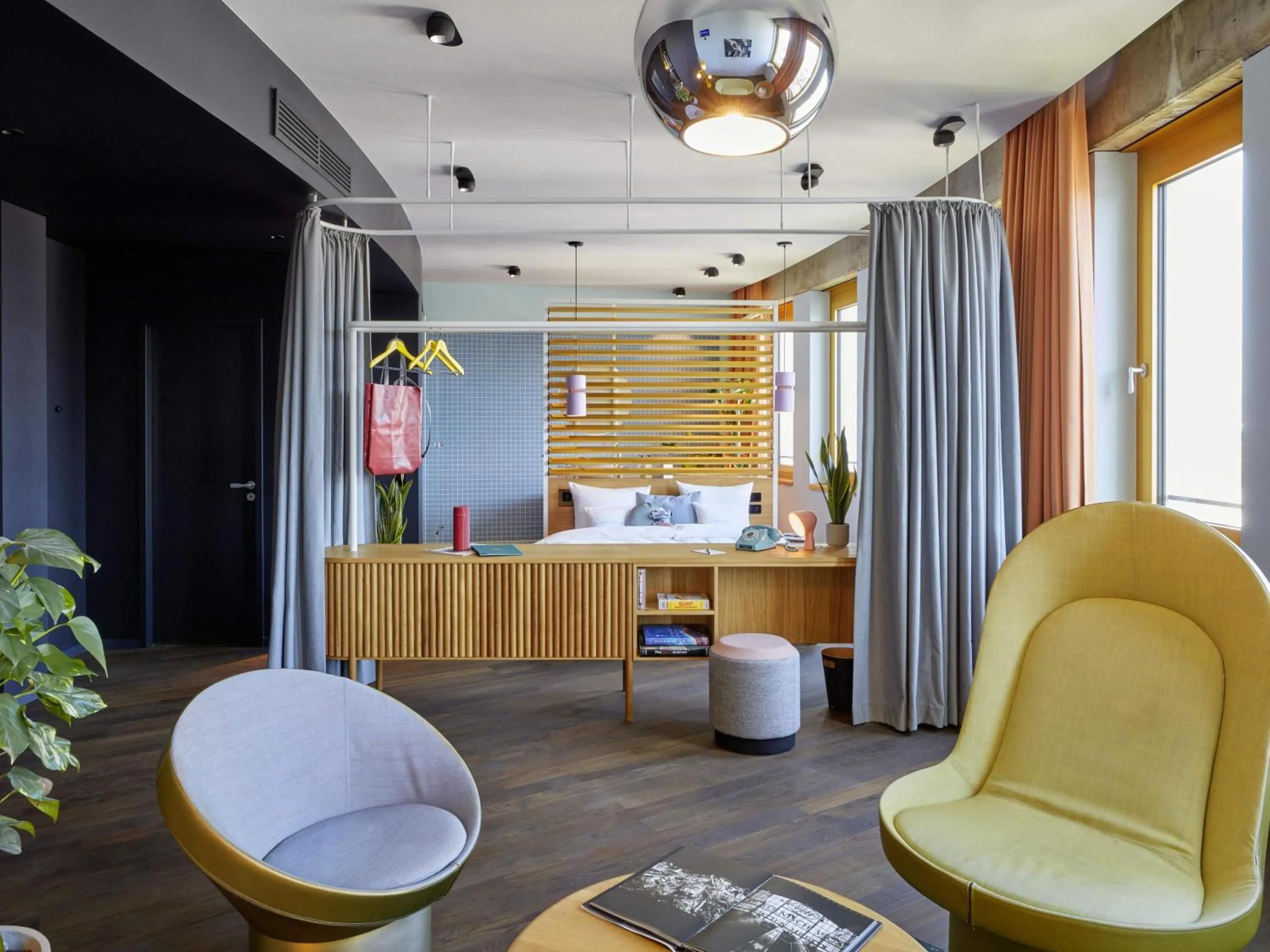 Bedroom in 25hours Hotel The Circle