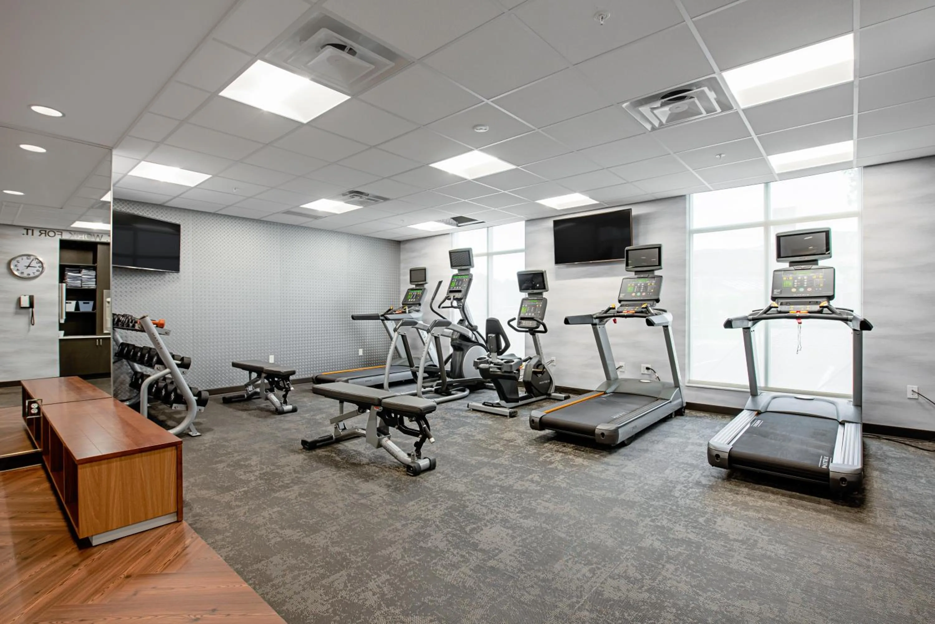 Fitness centre/facilities in Fairfield Inn & Suites By Marriott Duluth Waterfront