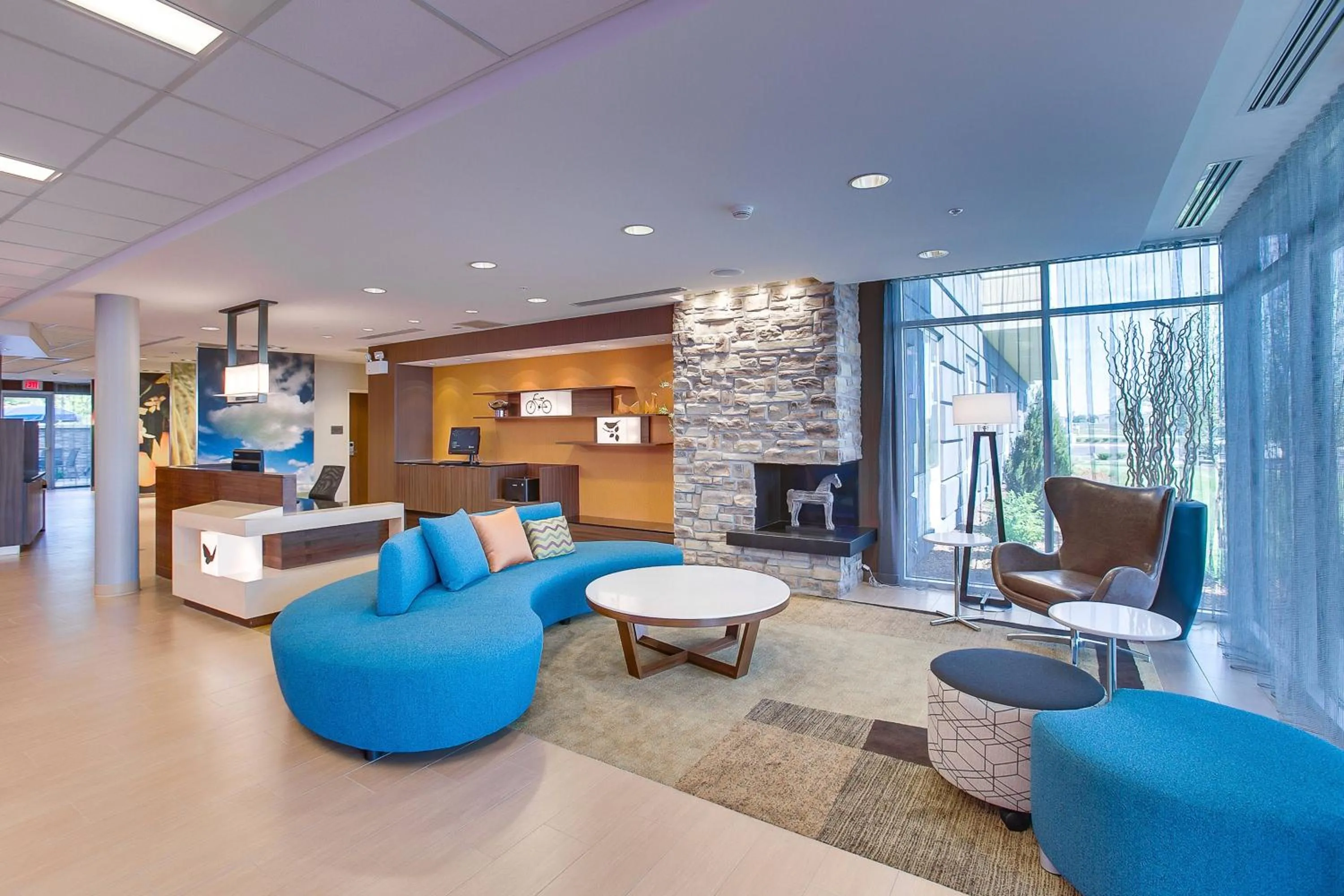 Lobby or reception in Fairfield Inn & Suites By Marriott Wichita East