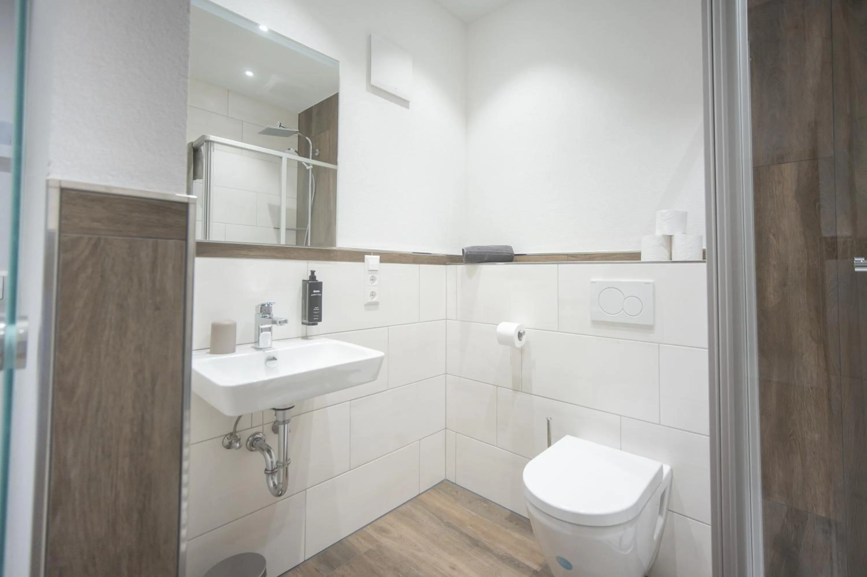 Bathroom in Hotel dasZimmermann