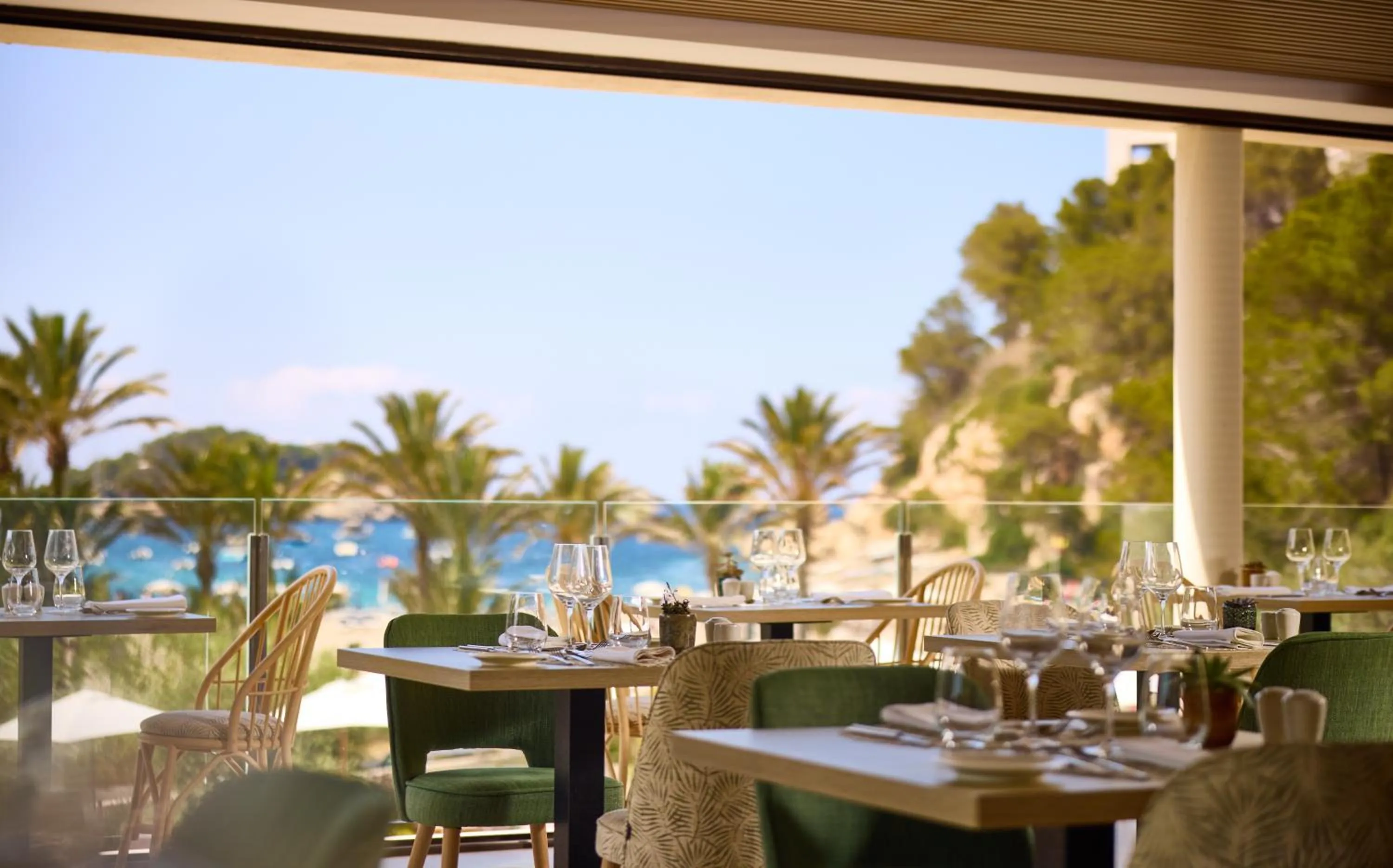 Restaurant/places to eat in Cala San Miguel Ibiza Resort, Adults only, Curio Collection by Hilton