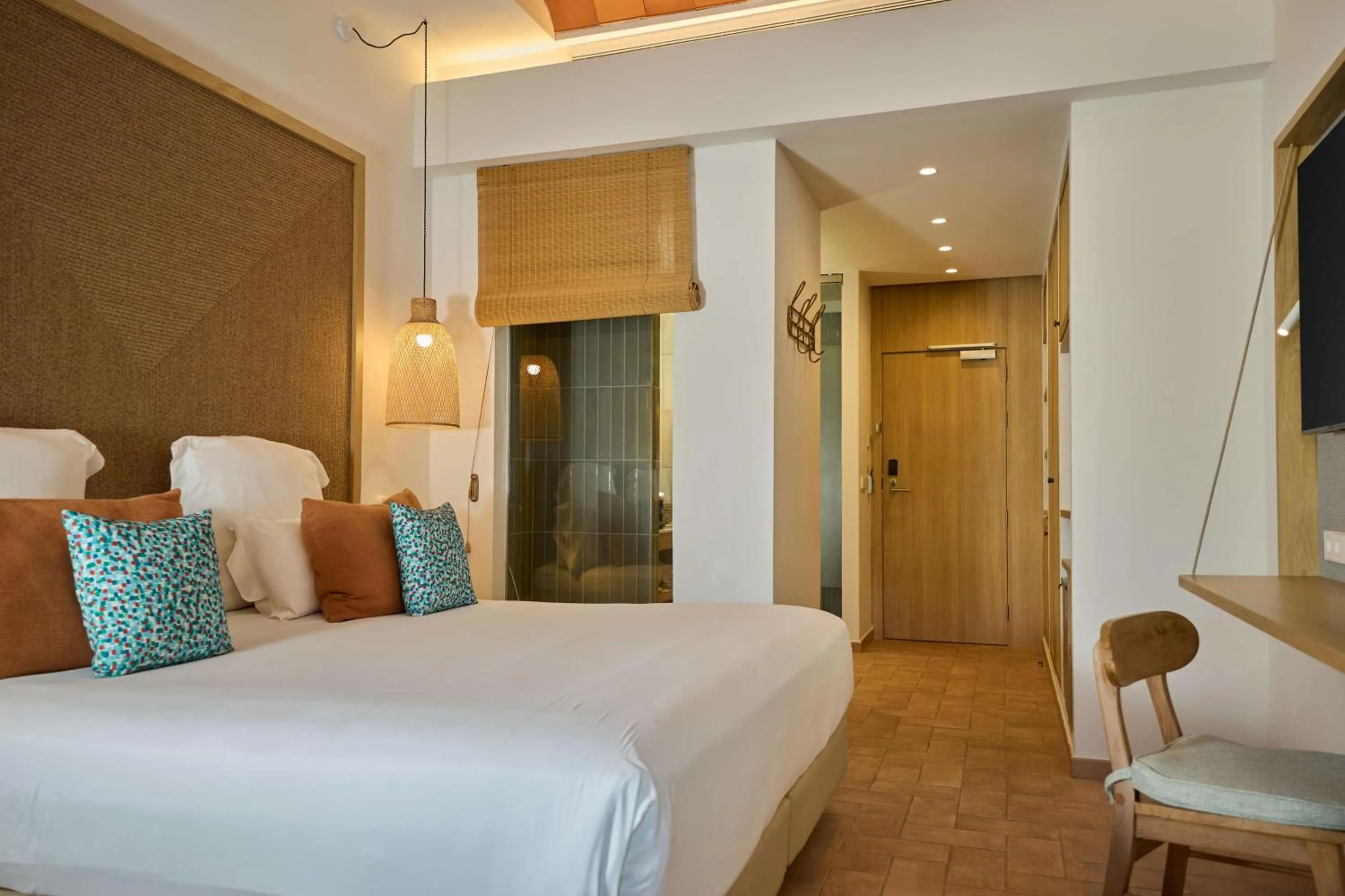 Deluxe King Room with Sea View in The Club Cala San Miguel Hotel Ibiza, Curio Collection by Hilton, Adults only