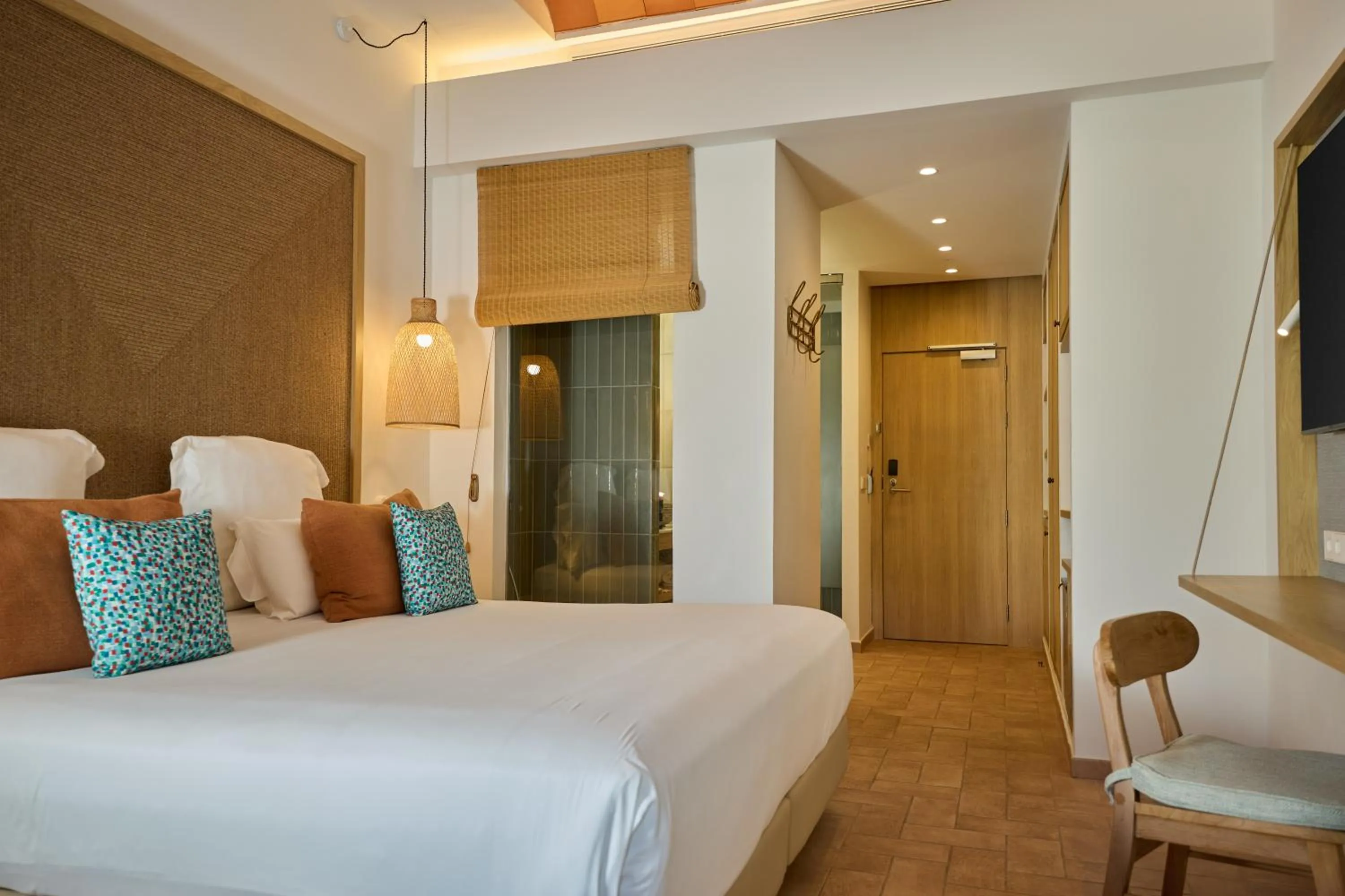 Photo of the whole room, Bed in Cala San Miguel Ibiza Resort, Adults only, Curio Collection by Hilton