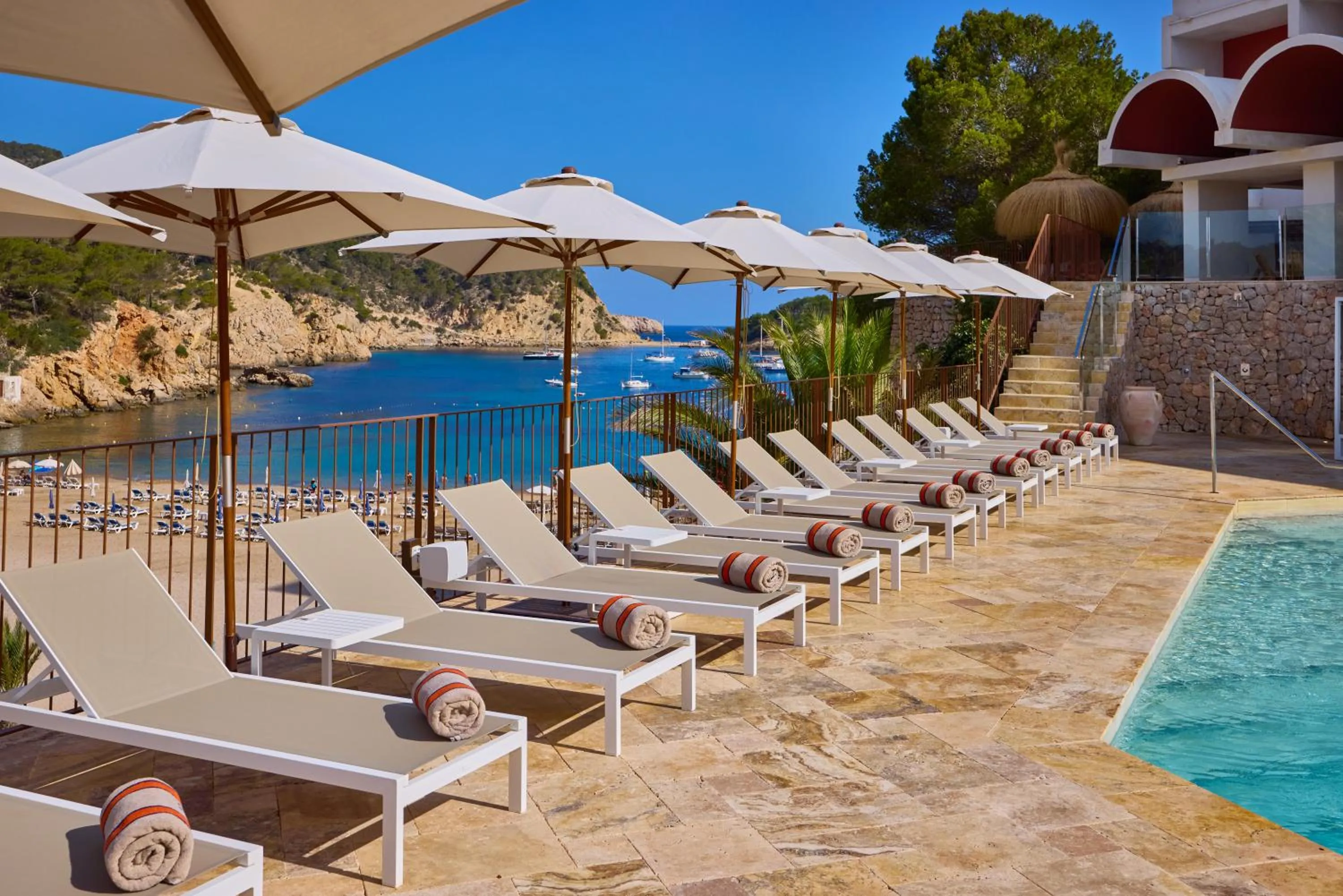 Swimming pool in Cala San Miguel Ibiza Resort, Adults only, Curio Collection by Hilton