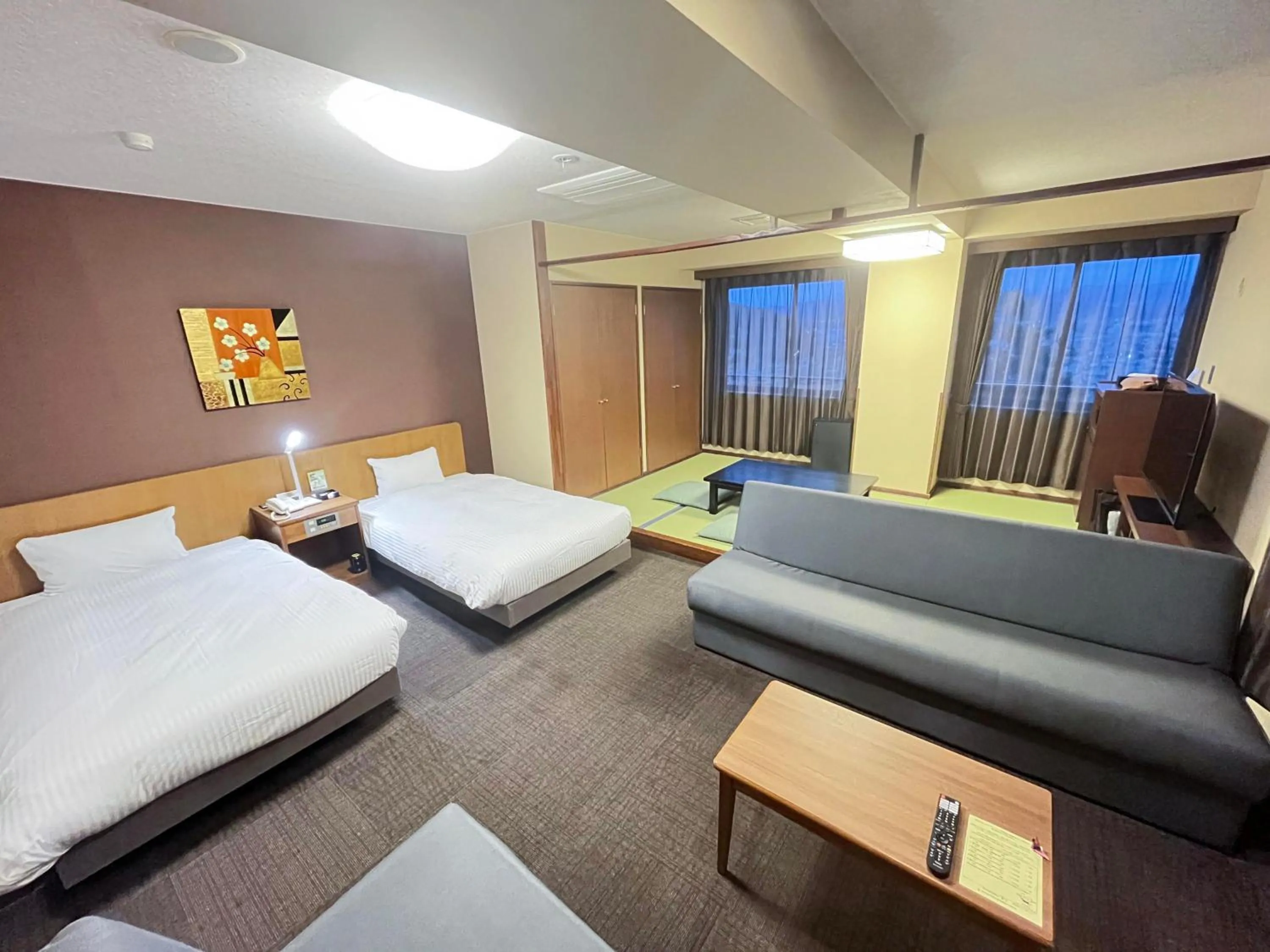 Photo of the whole room, Bed in Route Inn Grantia Hidatakayama Wakura no yado
