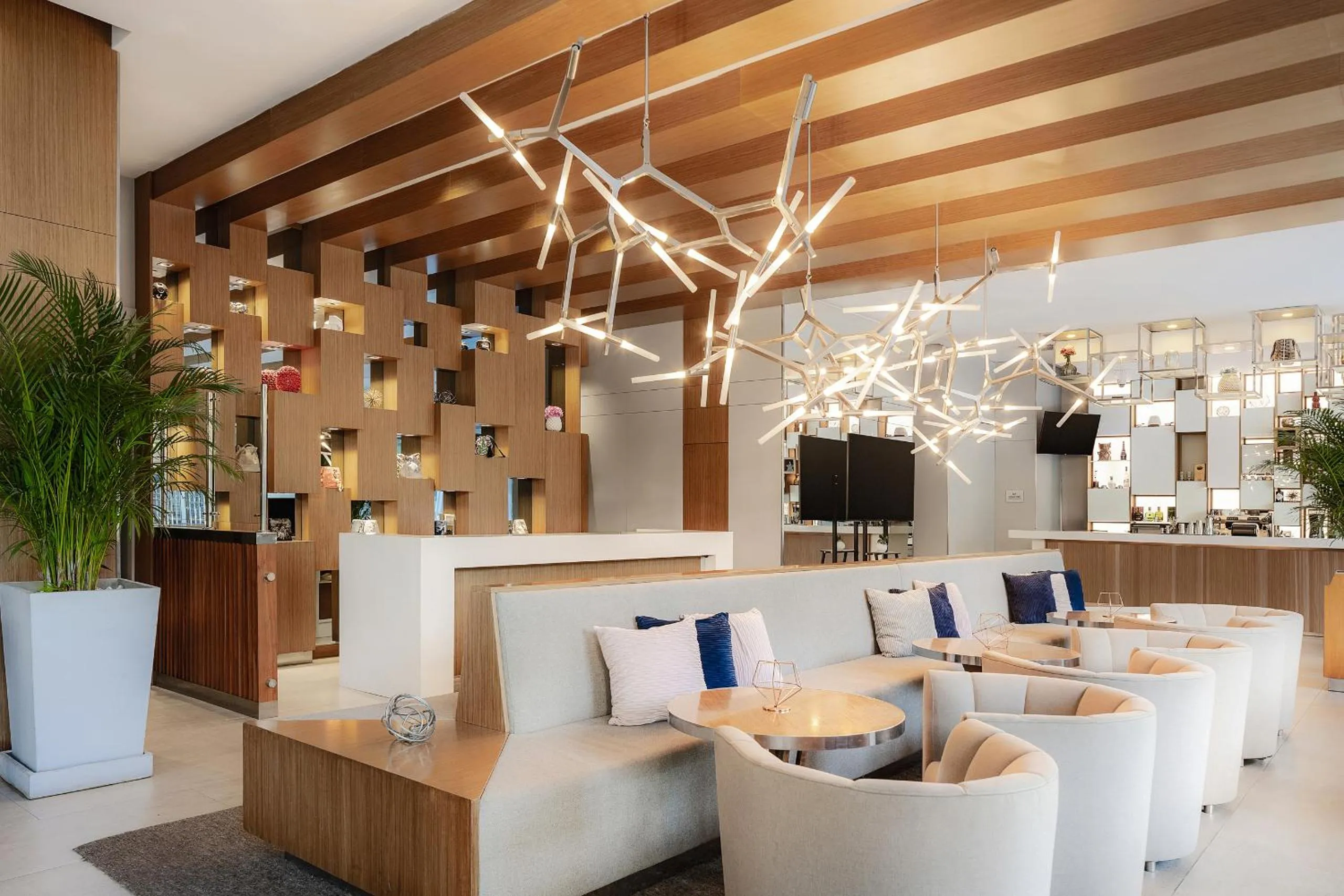 Living room in AC Hotel By Marriott Santa Marta